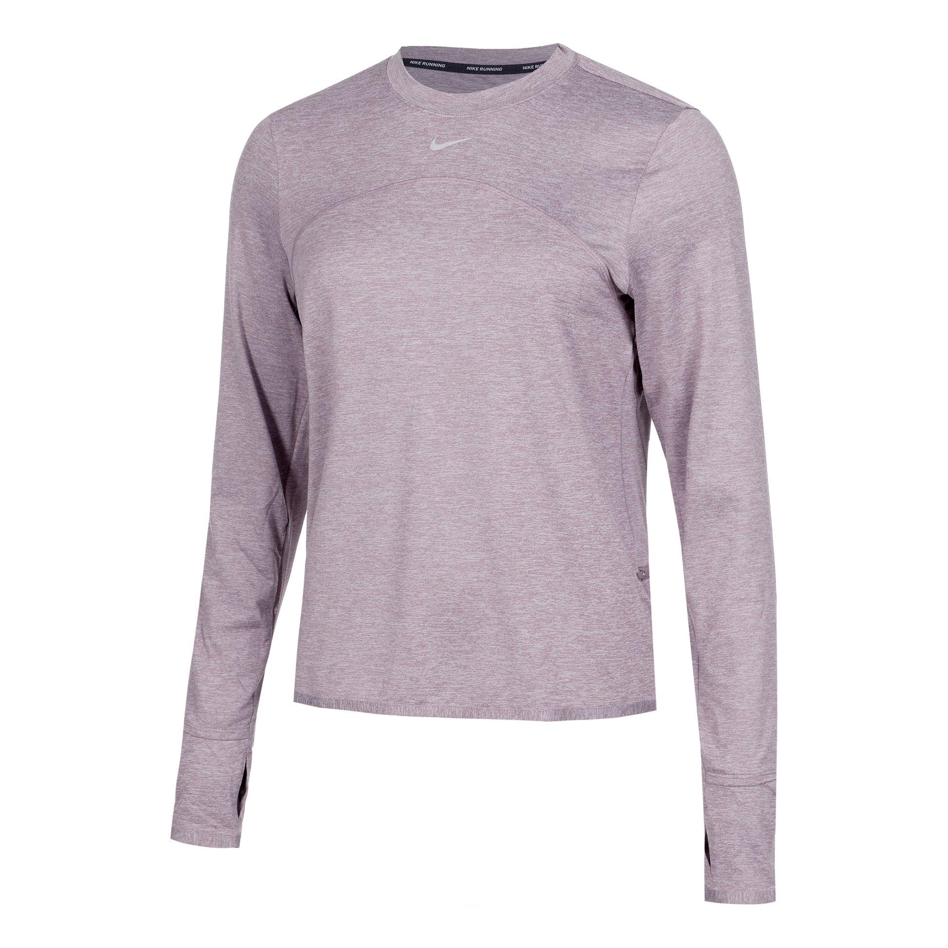 Nike Dri-Fit Dri-Fit Swift Element UV Crew-Neck Topje hardlopen Dames - mauve,