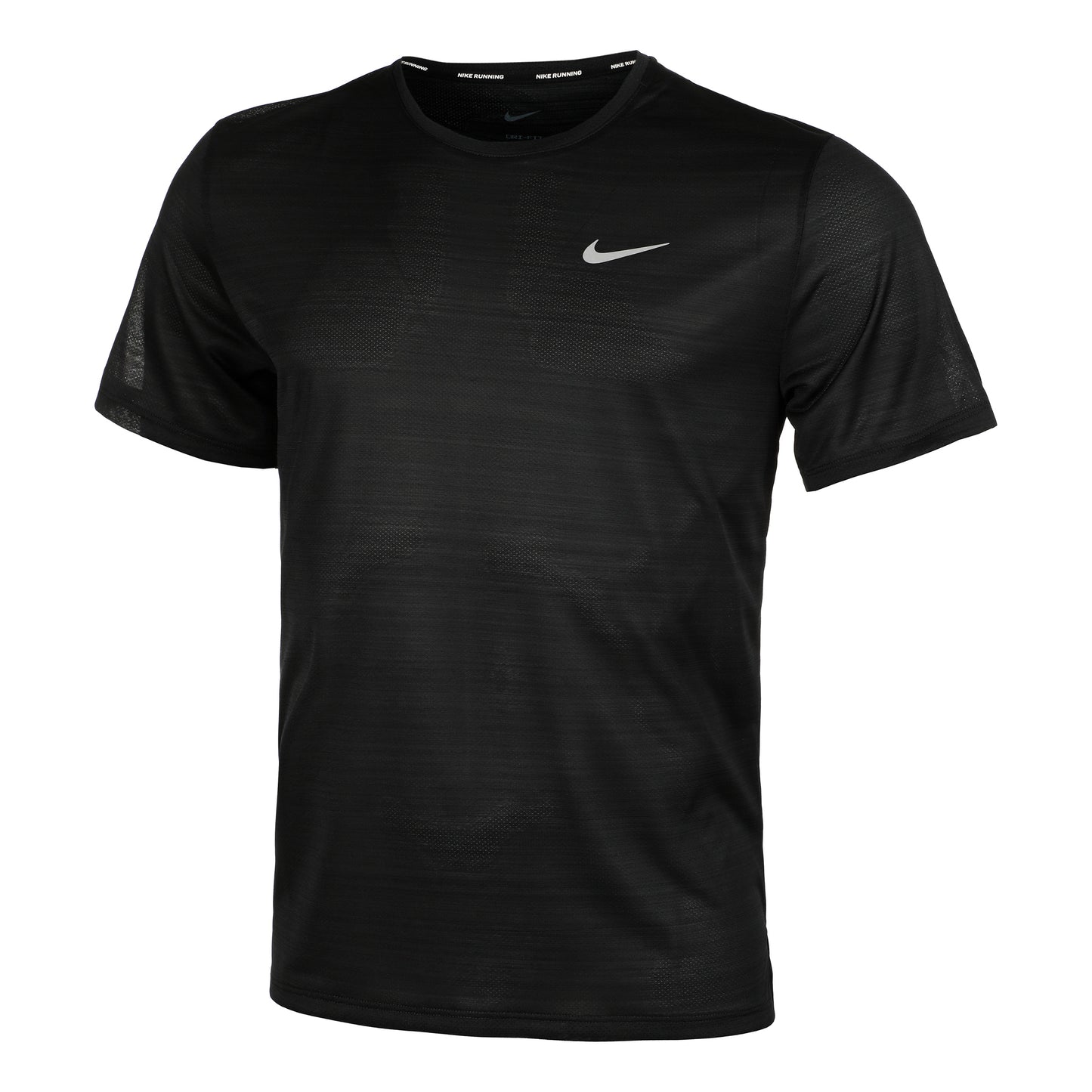 Nike Dri-Fit Dri-Fit Breathe Miler Hardloopshirt Heren - zwart,