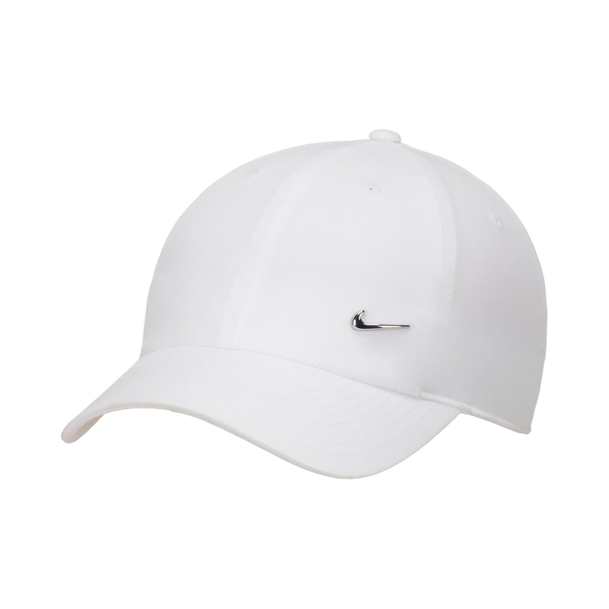 Nike Dri-Fit Club Cap Unisex - wit, zilver