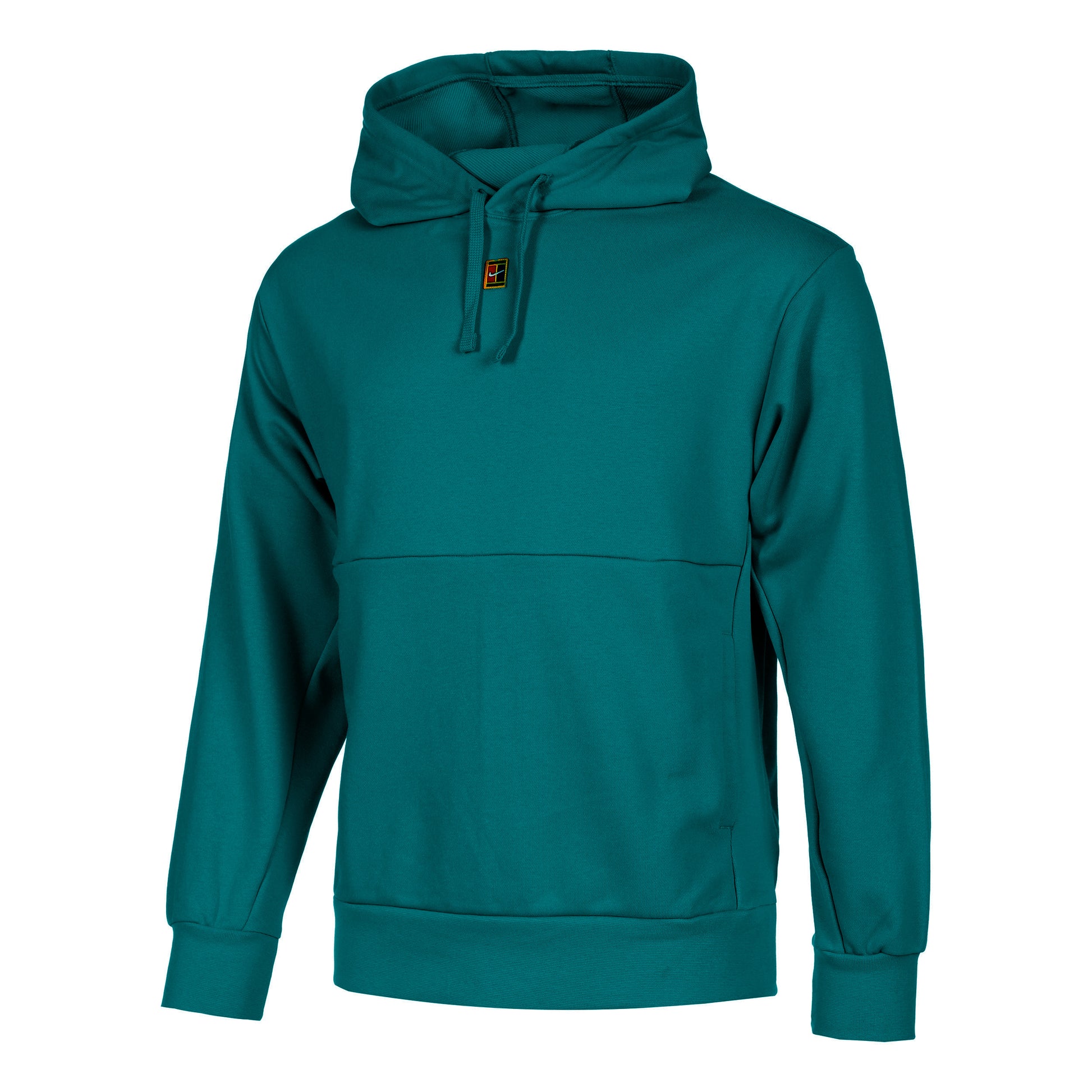 Nike Dri-Fit Court Heritage Fleece Sweater met capuchon Heren - petrolblauw,