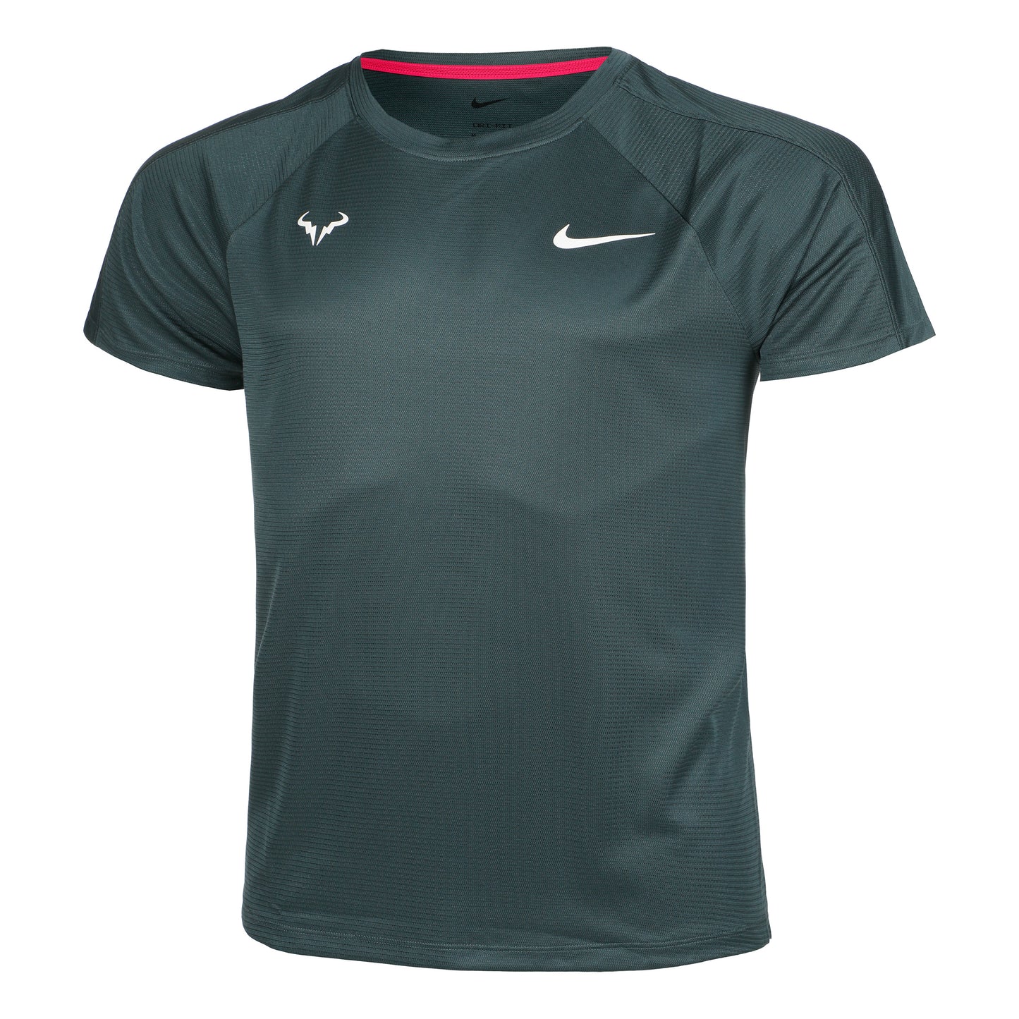 Nike Dri-Fit RAFA MNK Challenger T-shirt Heren - donkergroen,