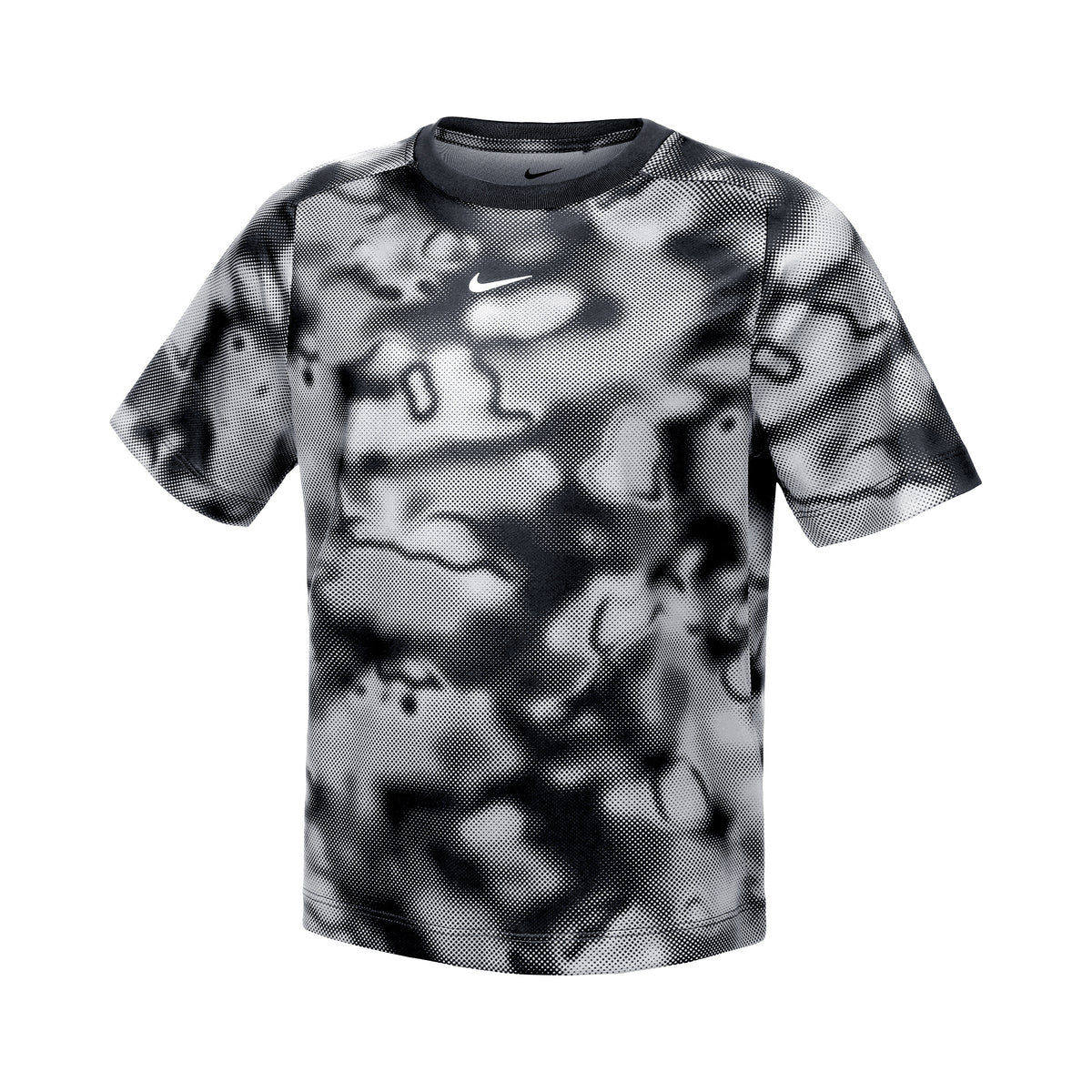 Nike Dri-Fit Printed T-shirt Jongens - zwart, wit