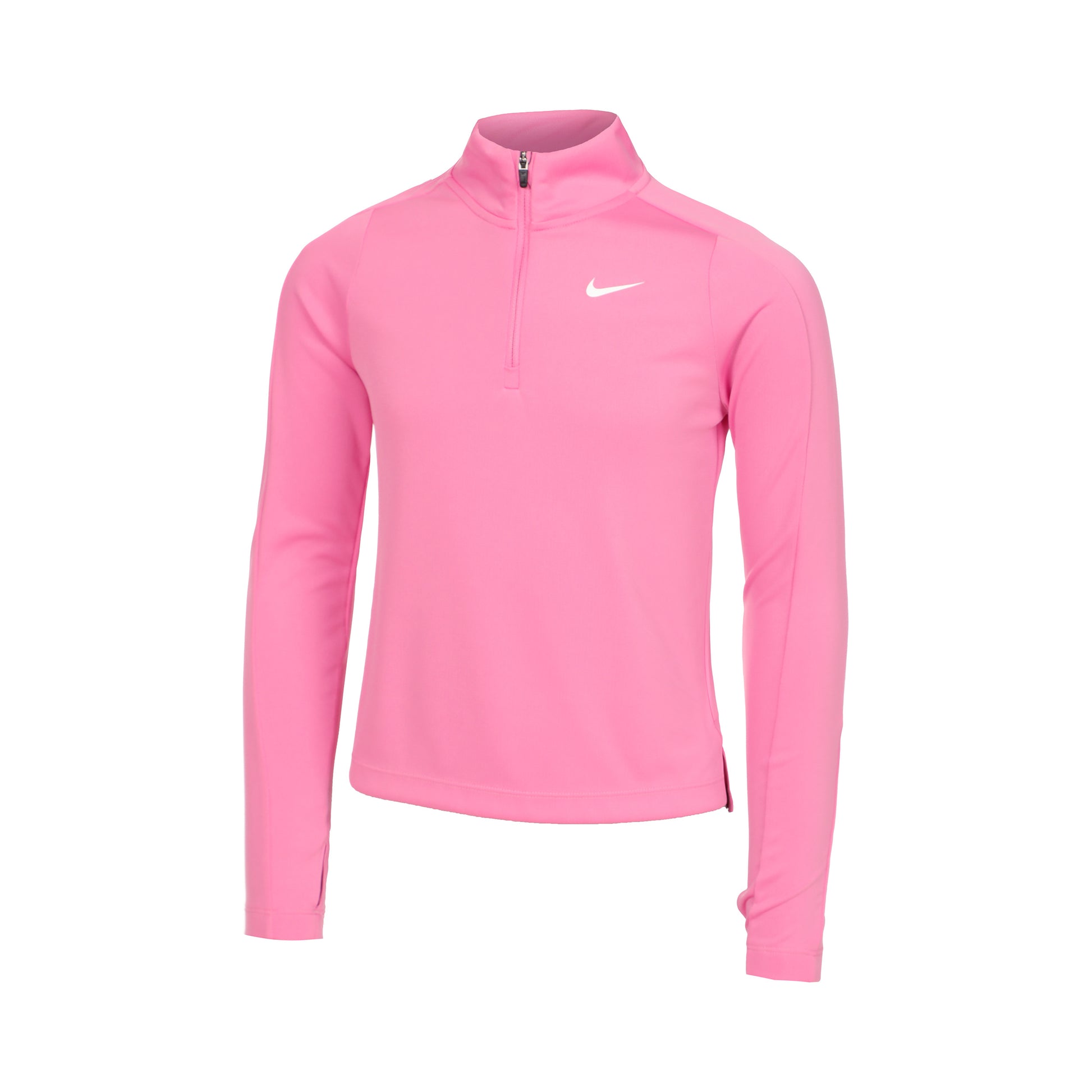 Nike Dri-Fit Half-Zip Longsleeve Meisjes - pink,