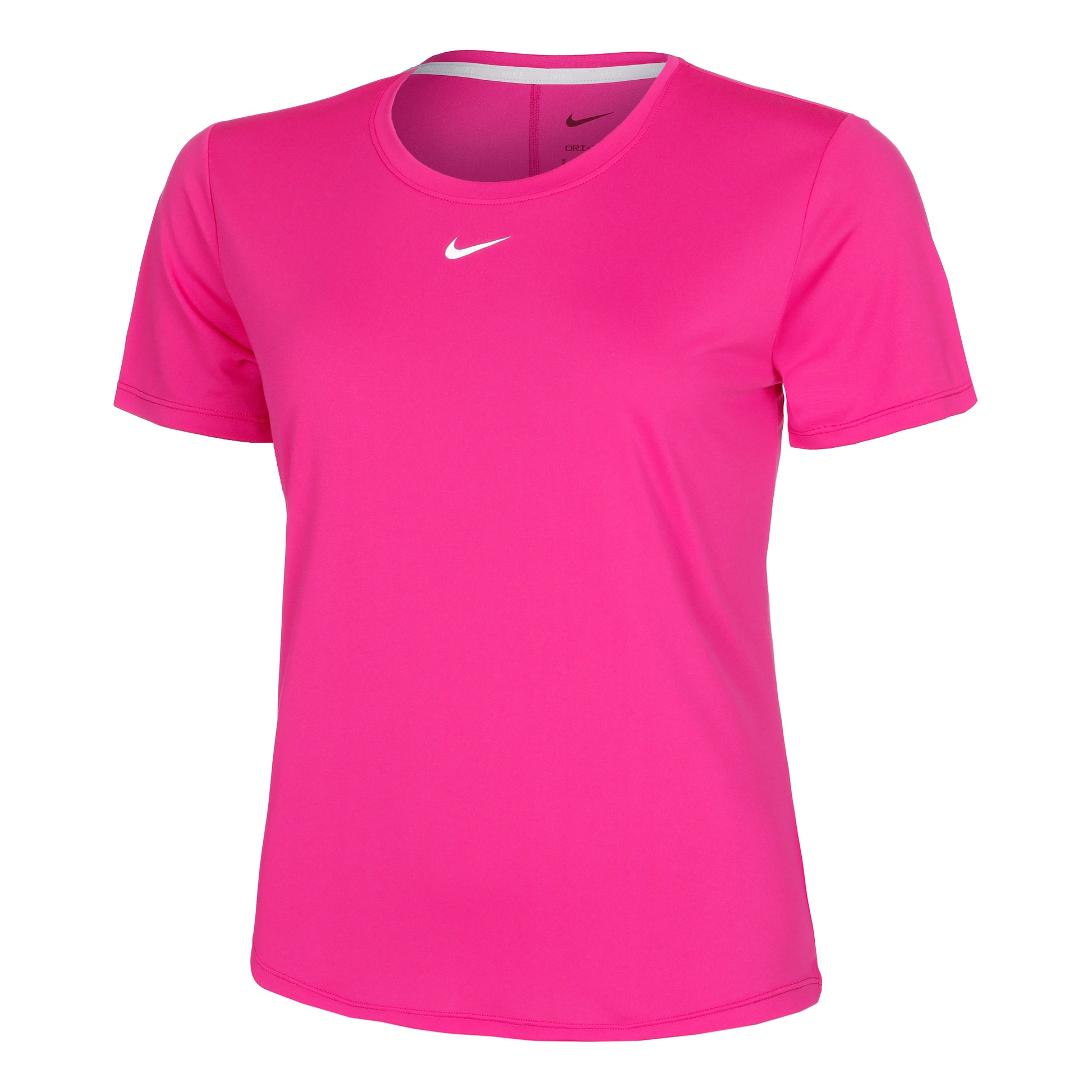 Nike Dri-Fit One STD T-shirt Dames - roze, wit