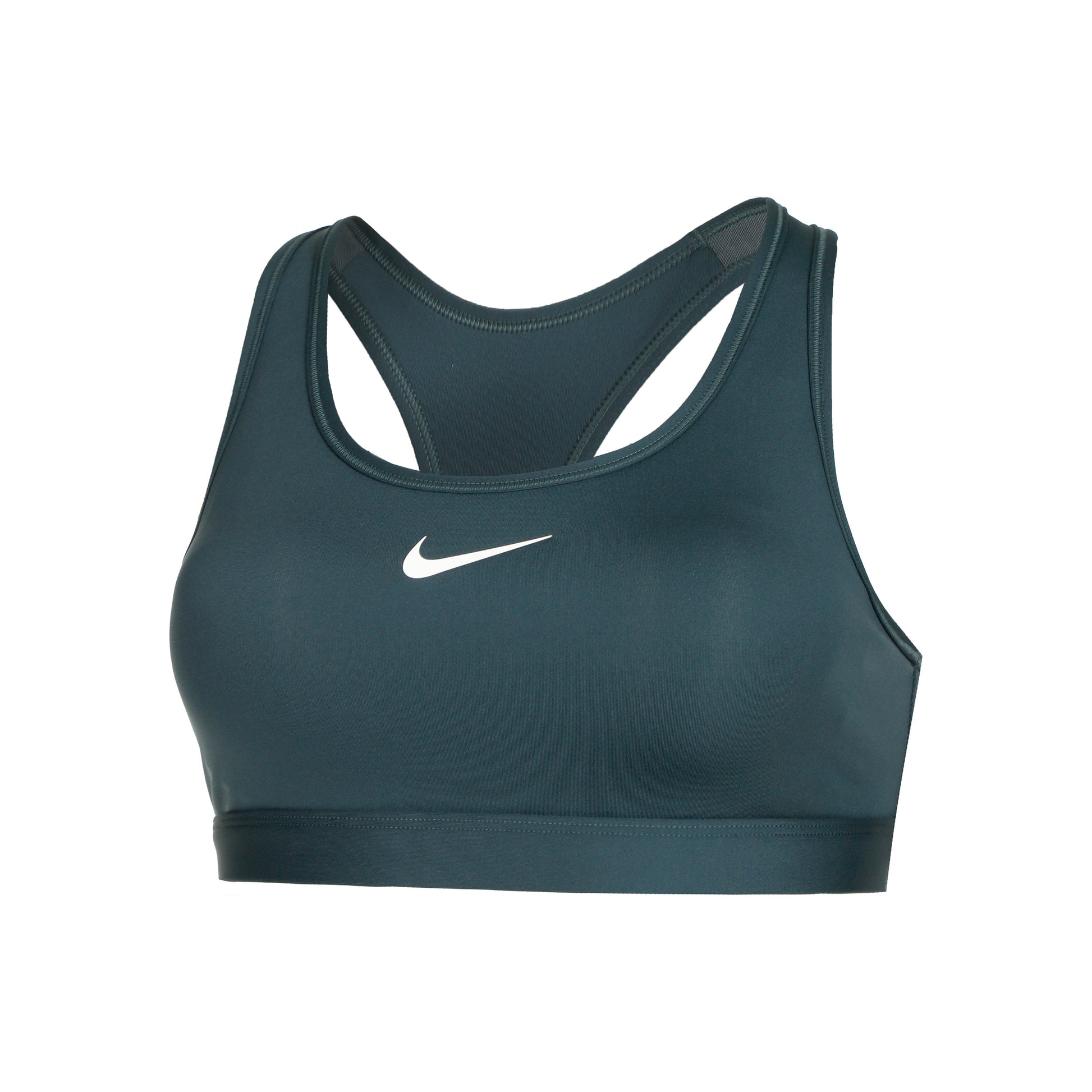 Nike Swoosh Medium Sport-bh Dames - petrolblauw,