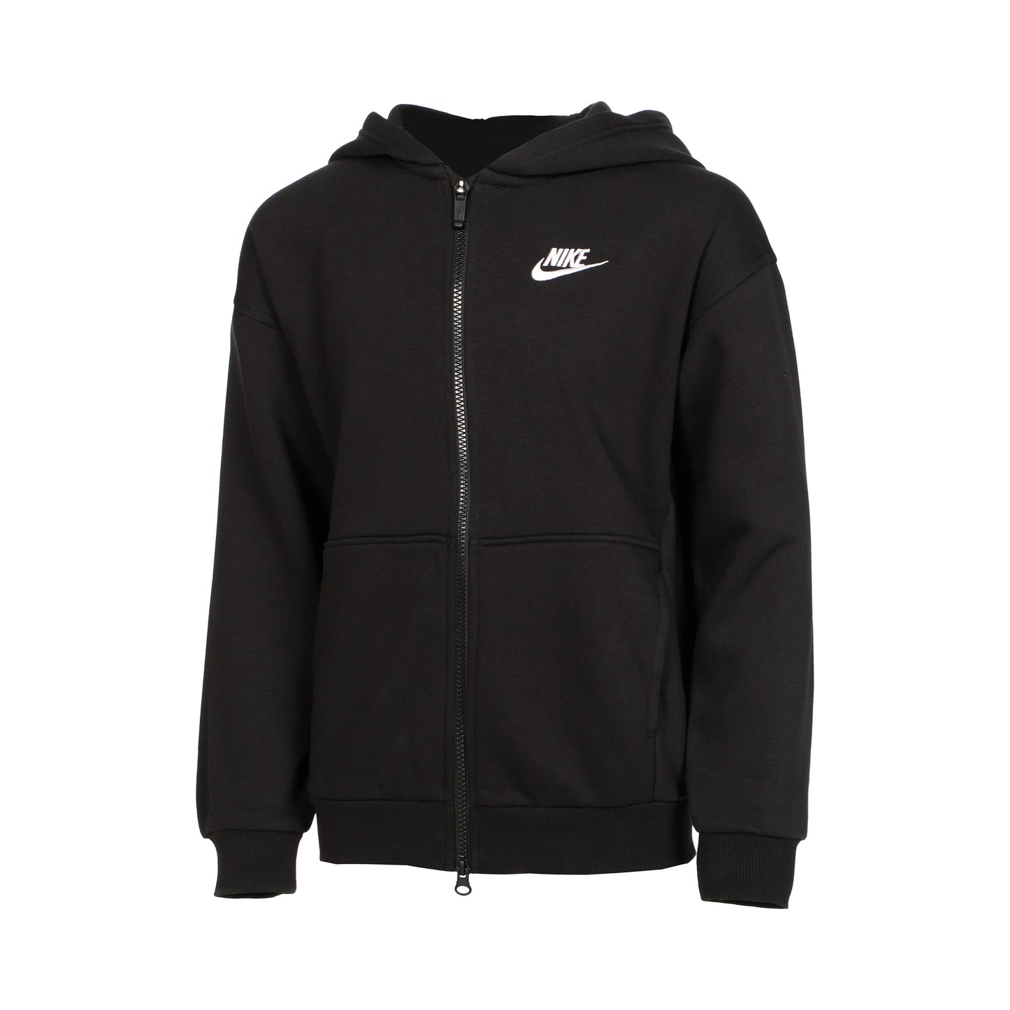 Nike Club Oversized Fleece Sportjas Meisjes - zwart,