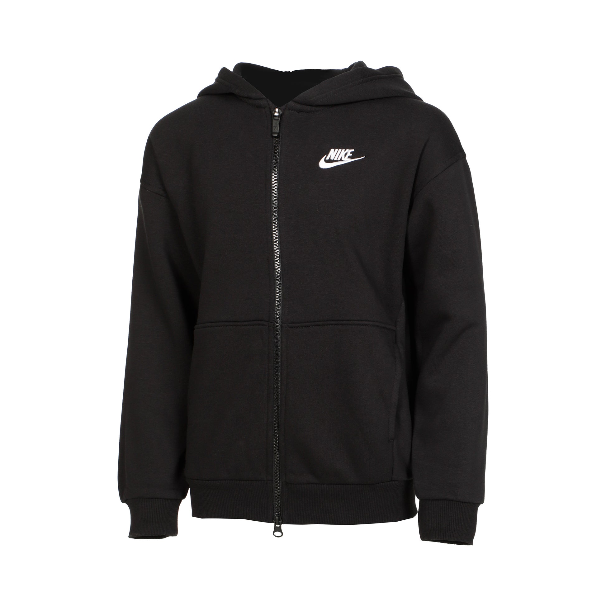 Nike Club Oversized Fleece Sportjas Meisjes - zwart,