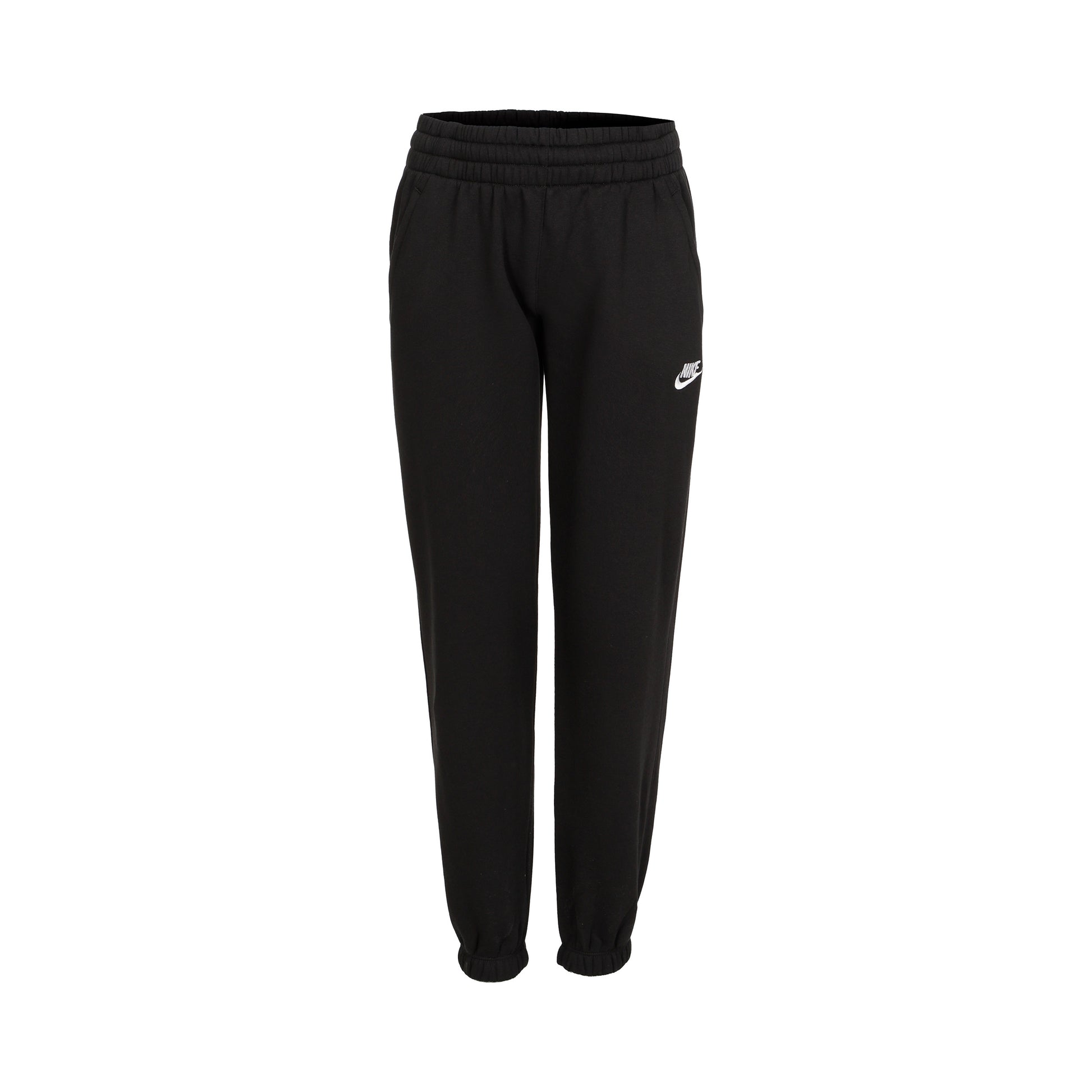 Nike Club Fleece Loose Trainingsbroek Meisjes-Zwart,Wit