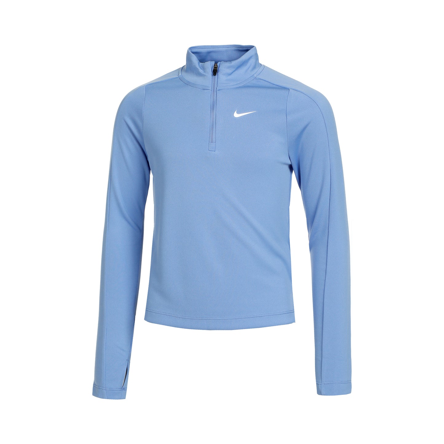 Nike Dri-Fit Half-Zip Longsleeve Meisjes - lichtblauw,