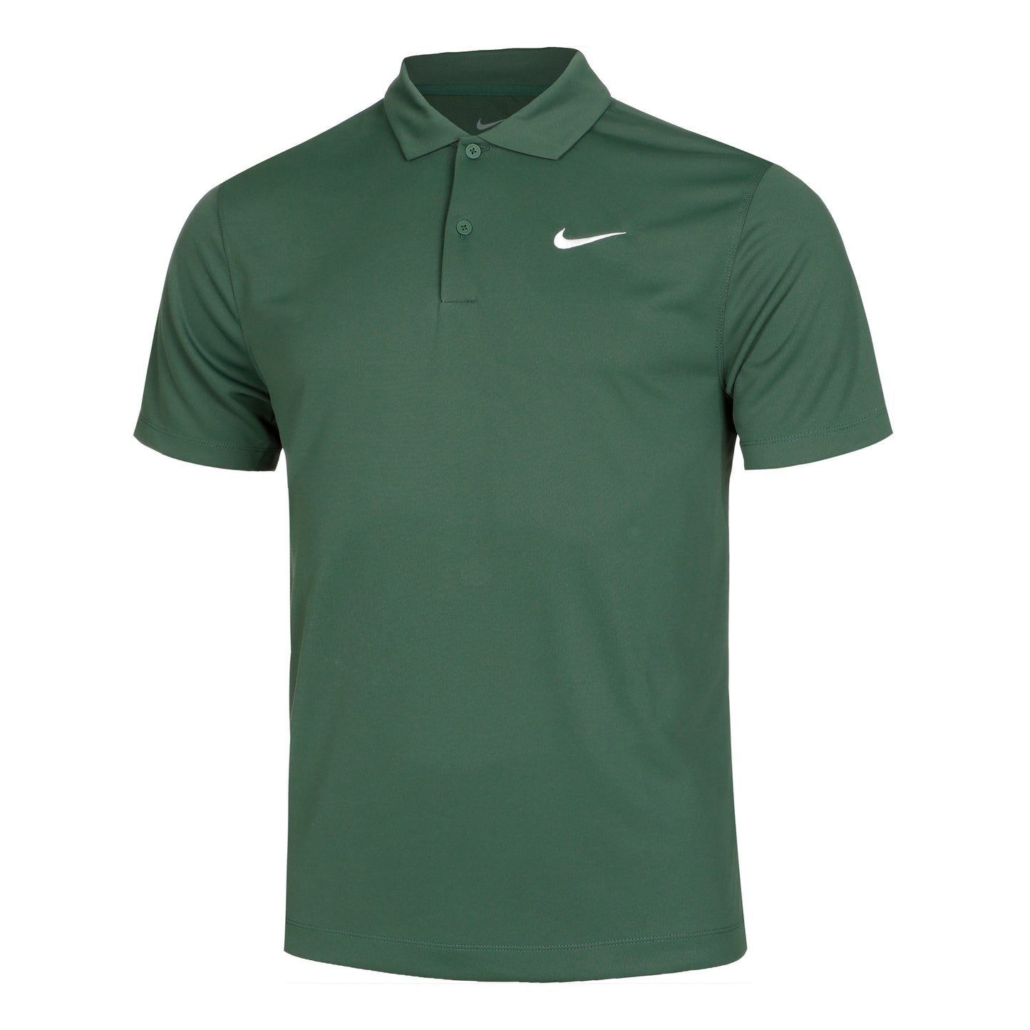 Nike Dri-Fit Victory Court Solid Polo Heren - donkergroen