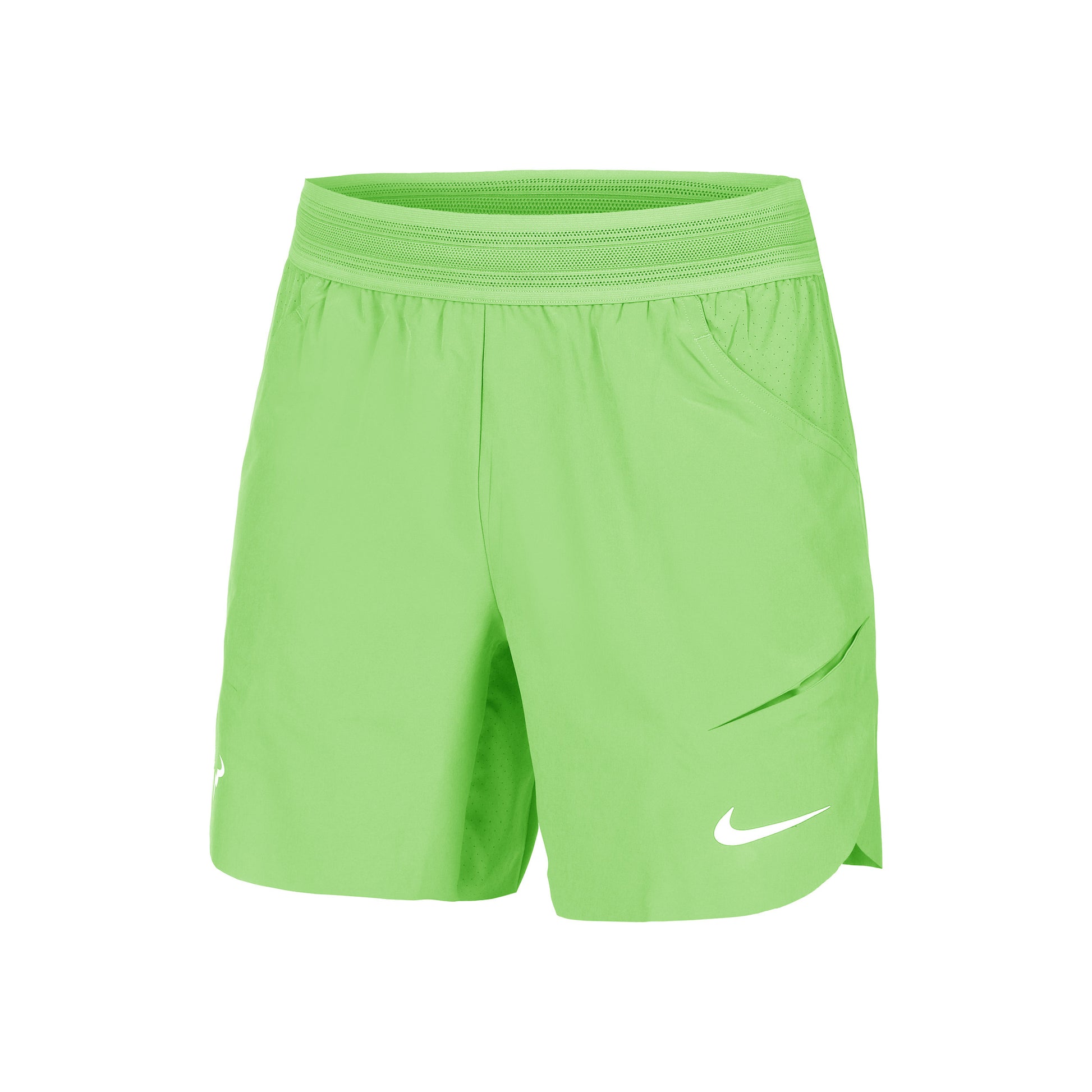 Nike Dri-Fit RAFA MNK 7in Shorts Heren - neongroen,