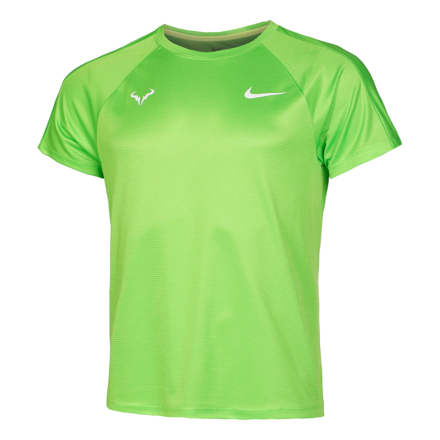 Nike Dri-Fit RAFA MNK Challenger T-shirt Heren - neongroen,