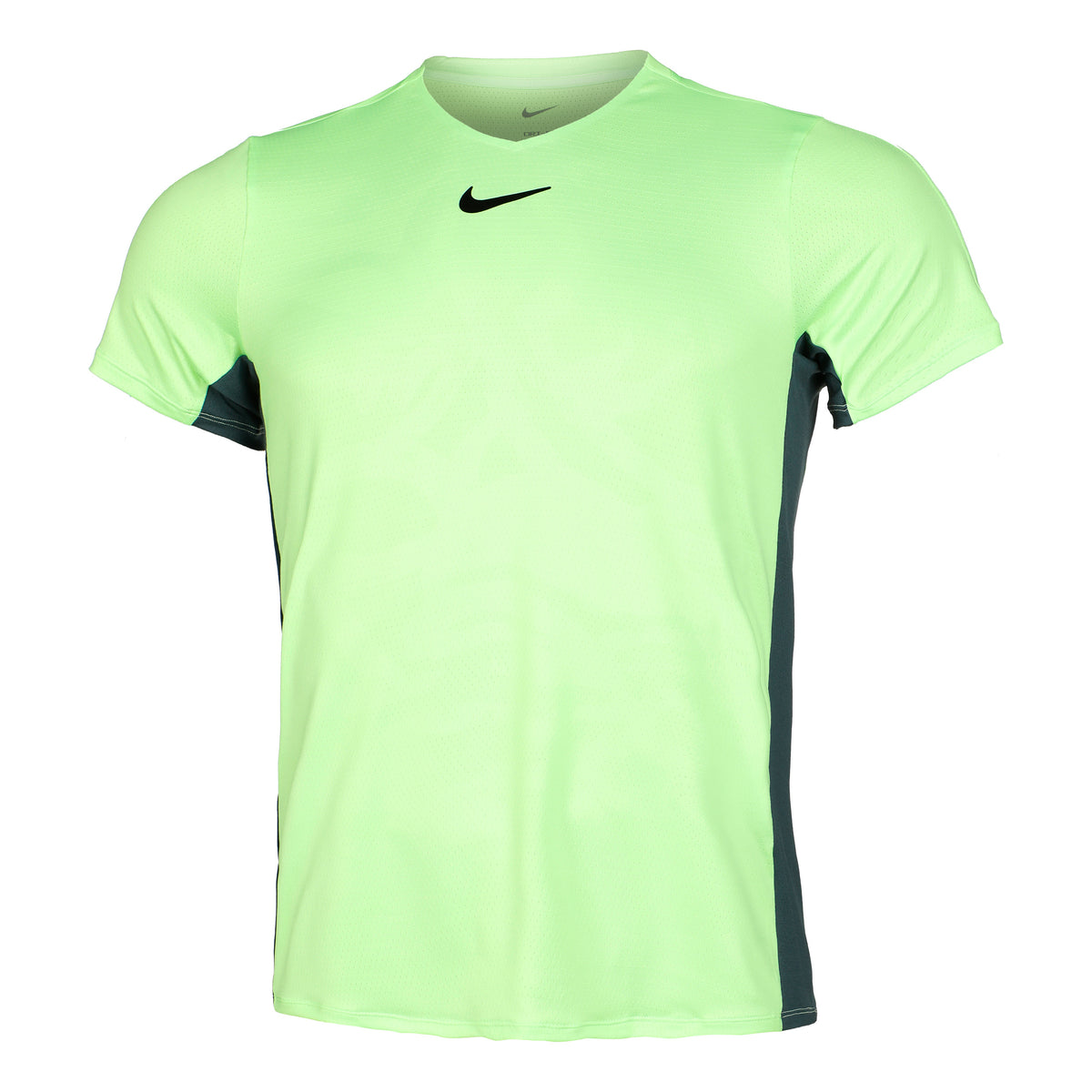 Nike Dri-Fit Court Printed T-shirt Heren - limoen, groen