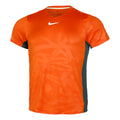 Dri-Fit Court Printed T-shirt Heren - oranje, groen