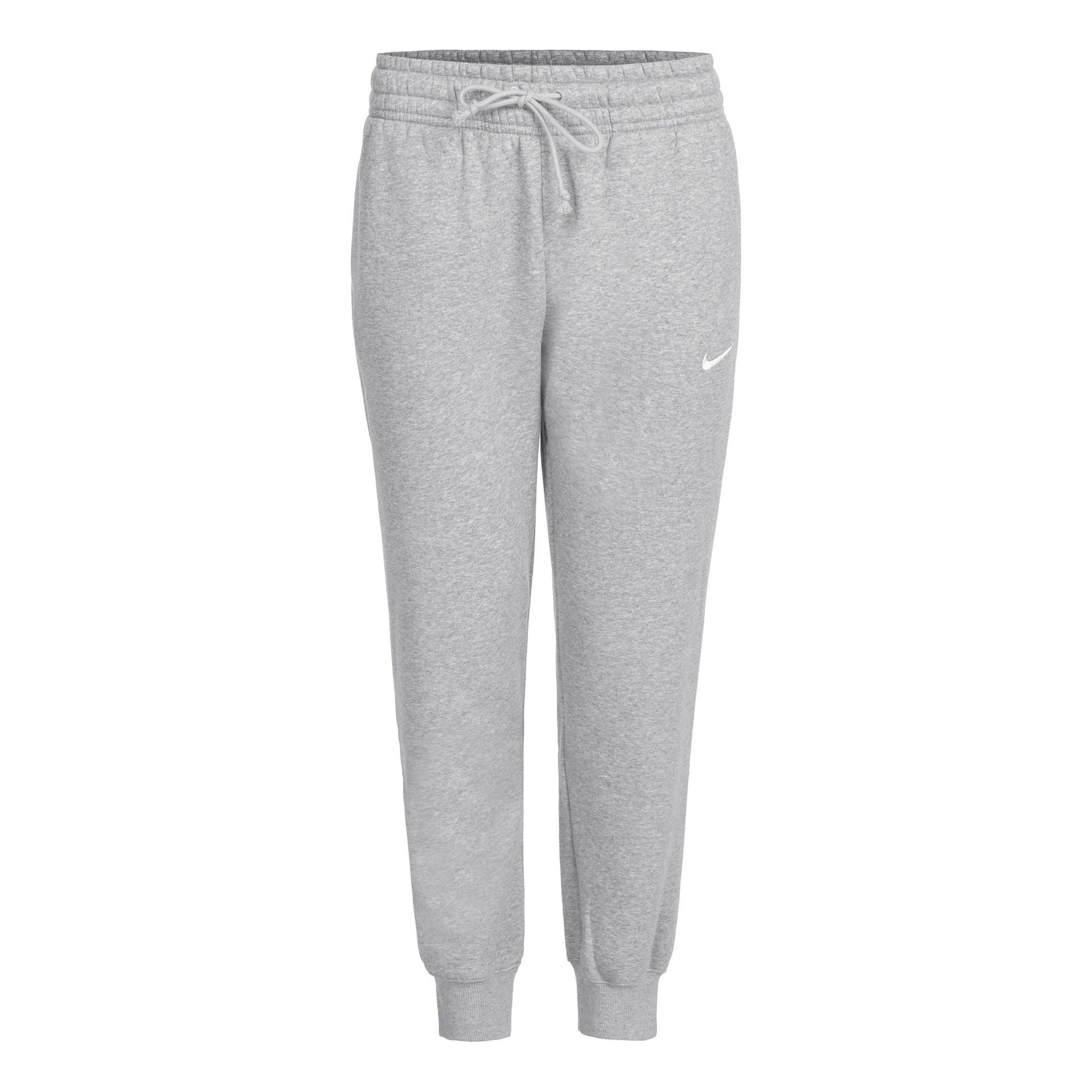 Nike Phoenix Fleece Mid Rise Trainingsbroek Dames - lichtgrijs,
