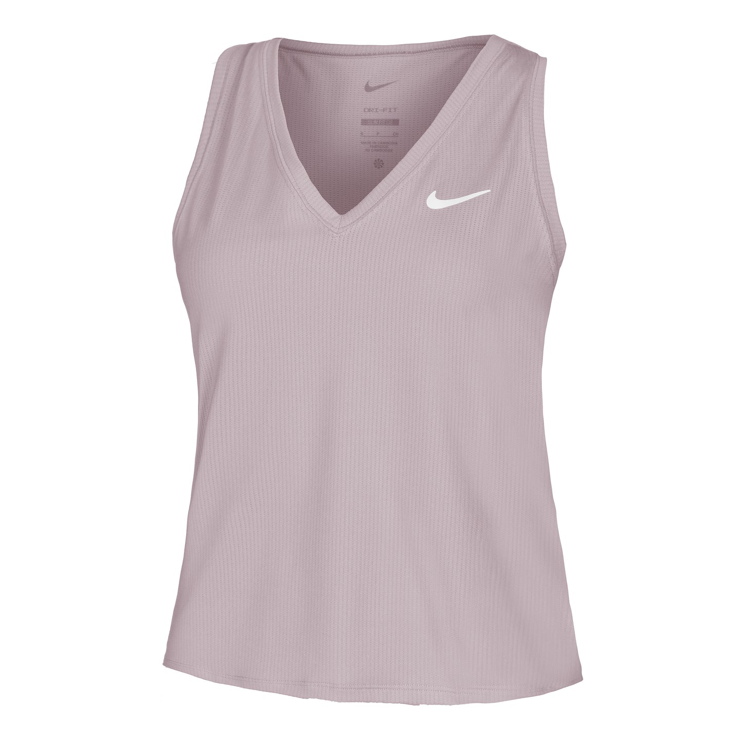 Nike Dri-Fit Victory Court Tanktop Dames - mauve, zwart
