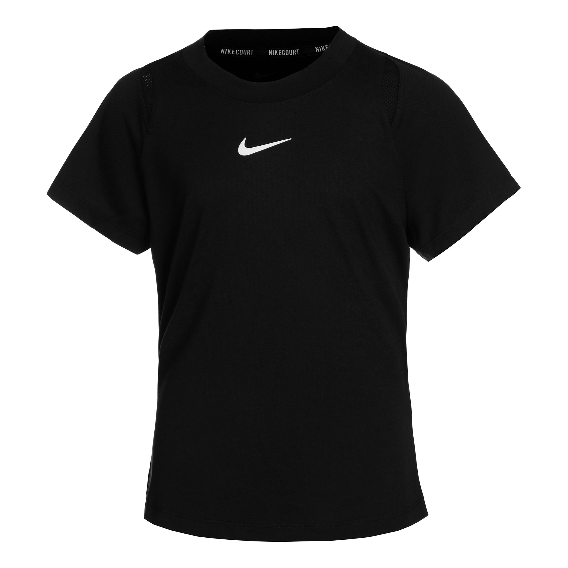 Nike Court Dri-Fit Advantage T-shirt Dames-Zwart