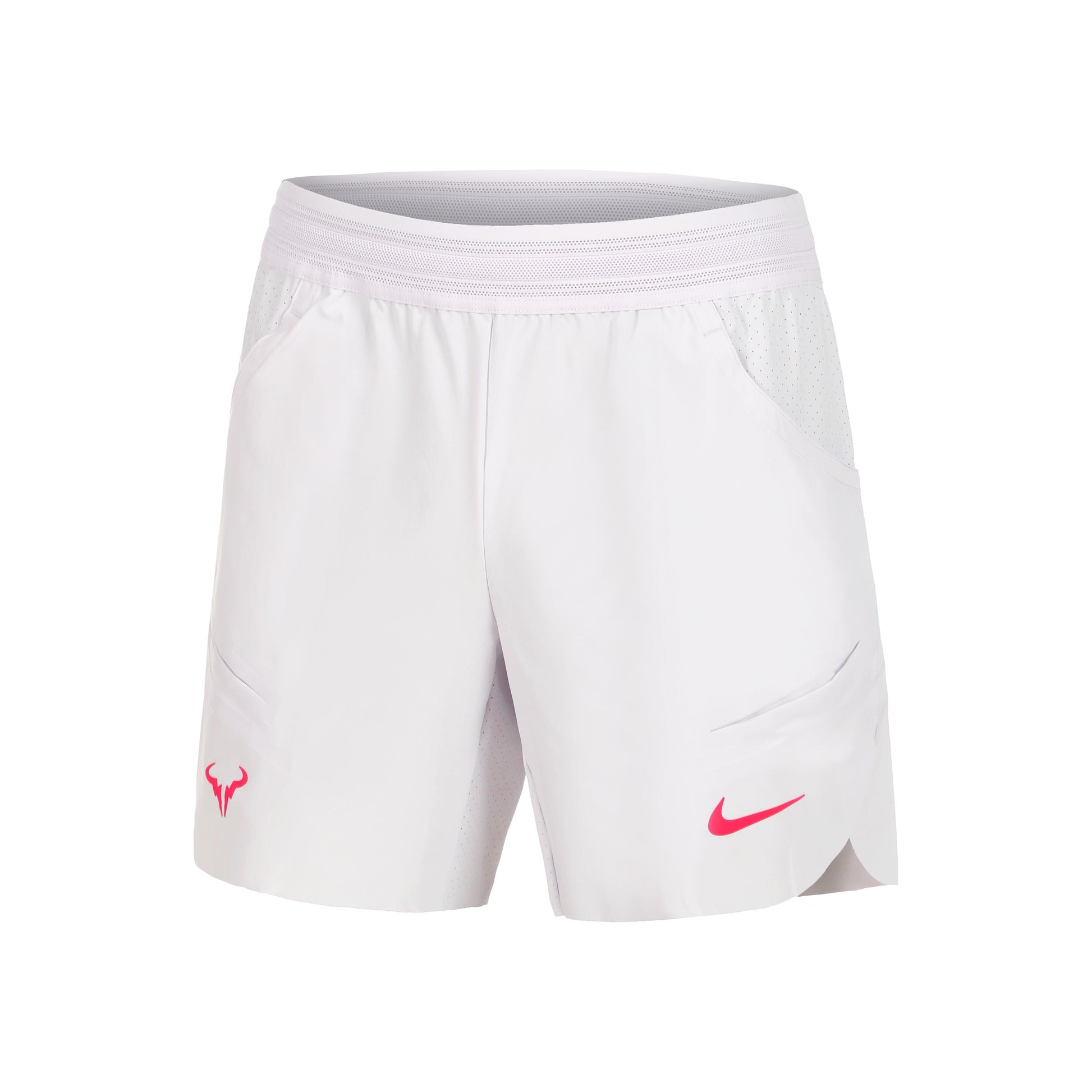 Nike Dri-Fit RAFA MNK 7in Shorts Heren - wit, pink