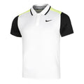 Court Dri-Fit Advantage Polo Heren - wit, zwart