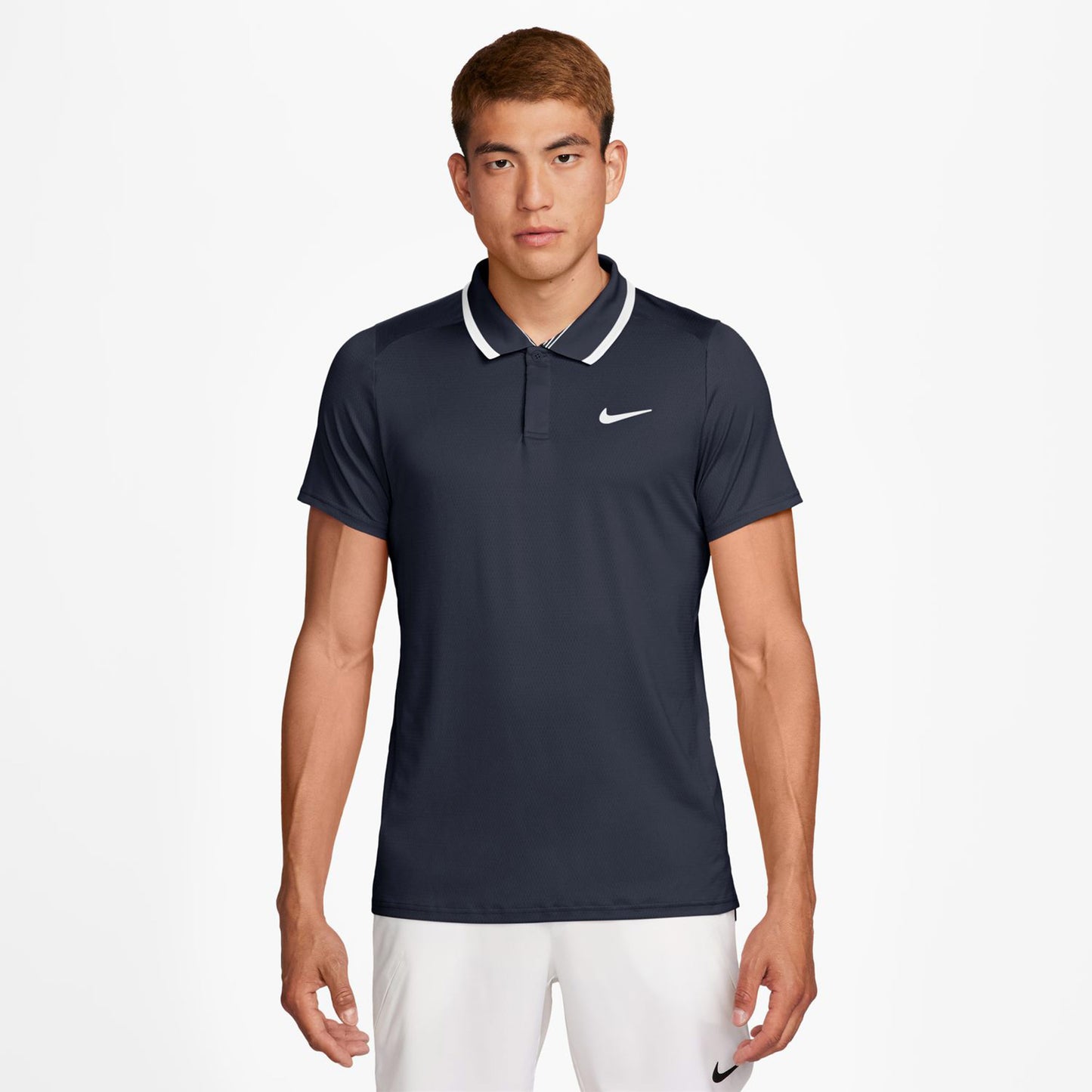Nike Court Dri-Fit Advantage Polo Heren-Donkerblauw