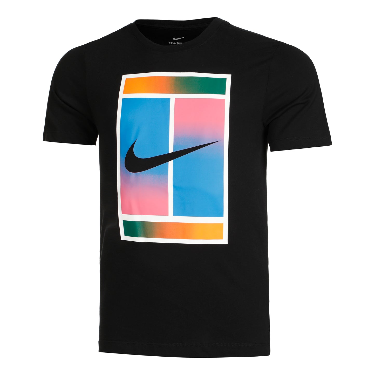 Nike Court Dri-Fit  Heritage T-shirt Heren - zwart,