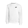 Club Fleece Longsleeve Kinderen - wit,