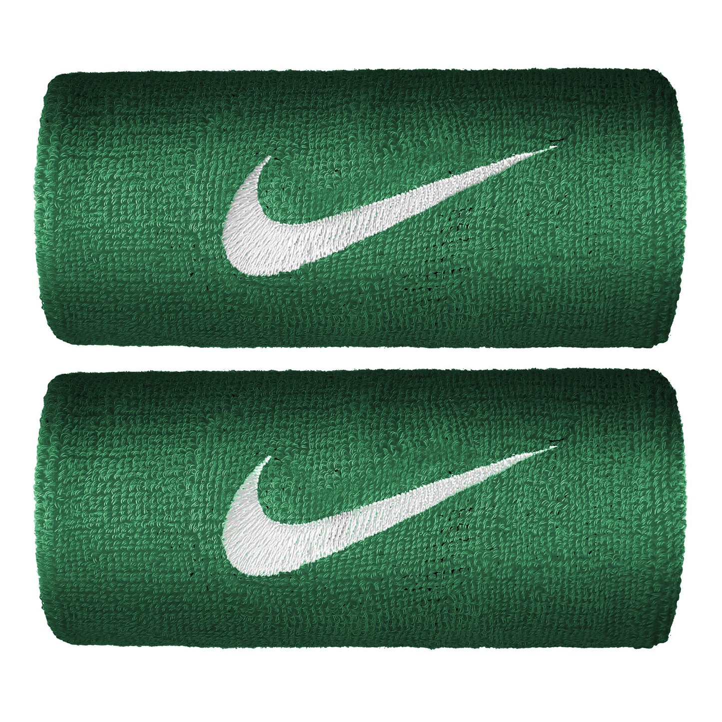 Nike Premier DW Zweetband Verpakking 2 stuks lang - donkergroen, wit