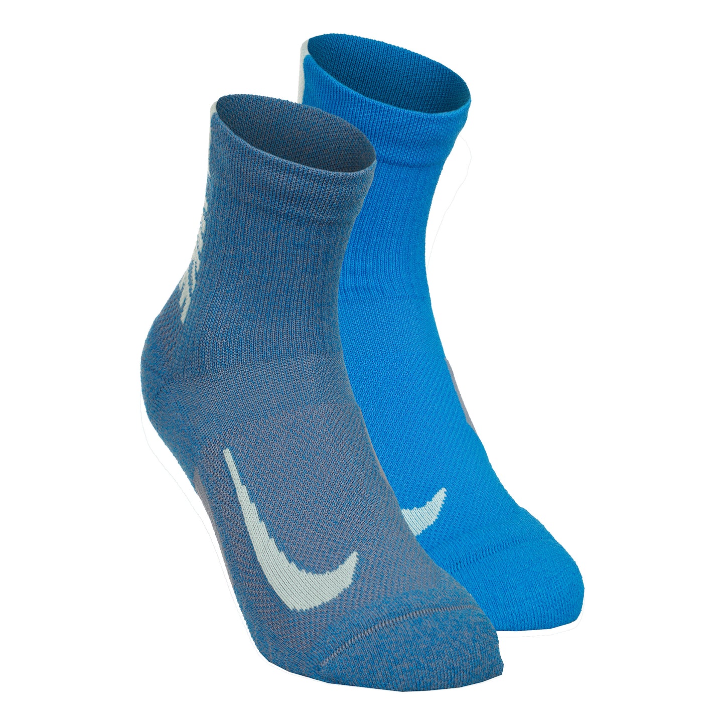 Nike Dri-Fit Multiplier Crew Sportsokken Verpakking 2 stuks Unisex - blauw,