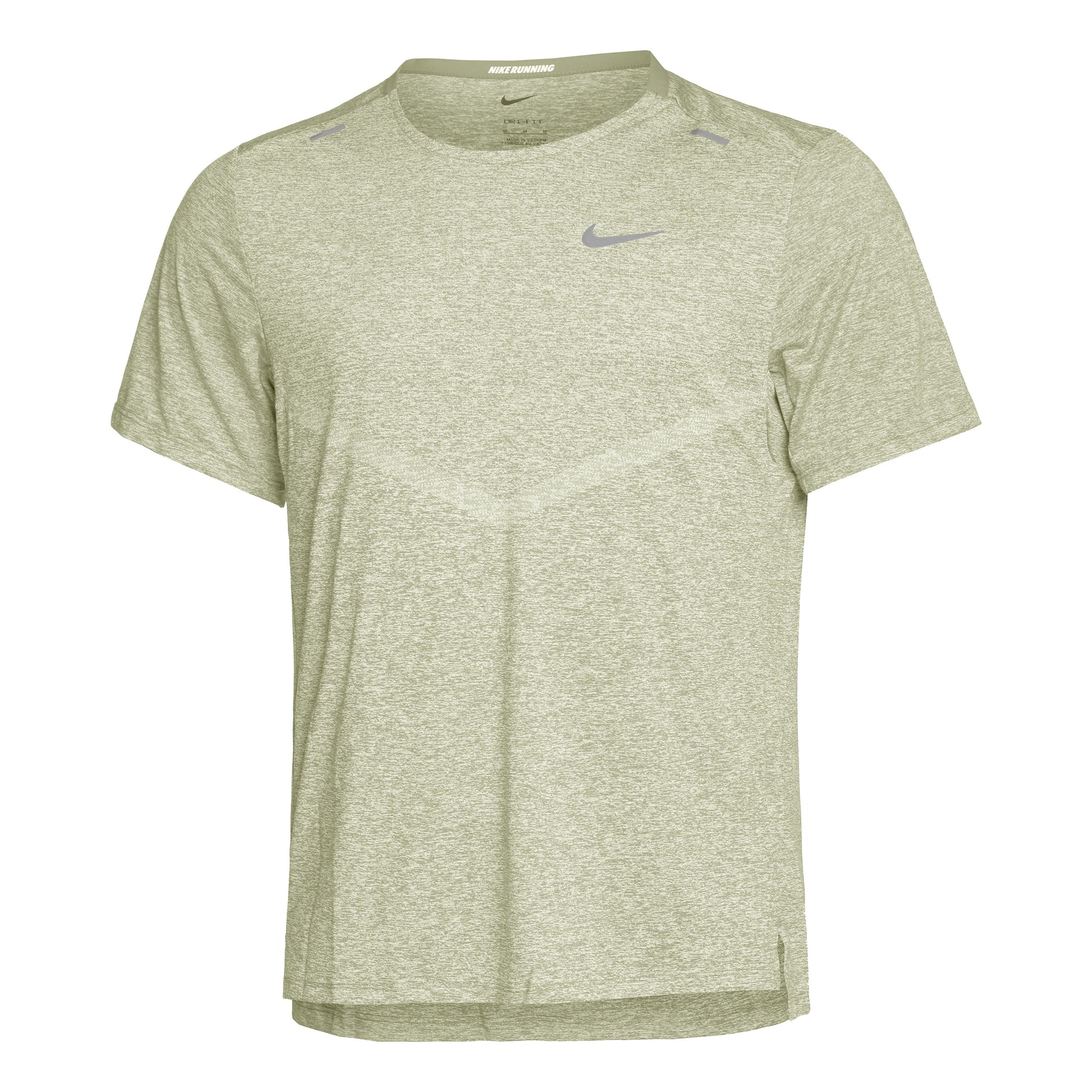 Nike Dri-Fit Rise 365 Running Hardloopshirt Heren - lichtgroen,