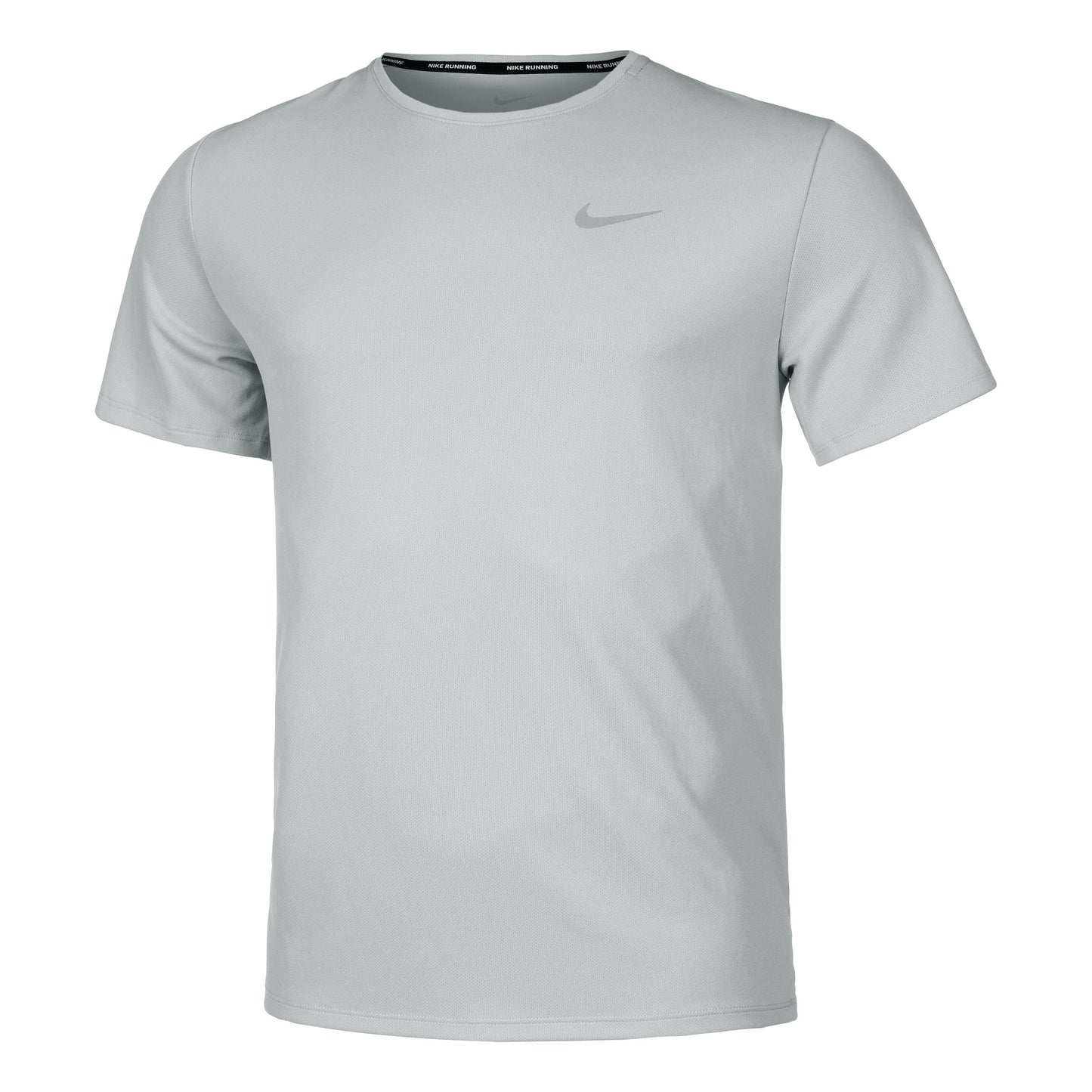 Nike Miler Hardloopshirt Heren - lichtgrijs