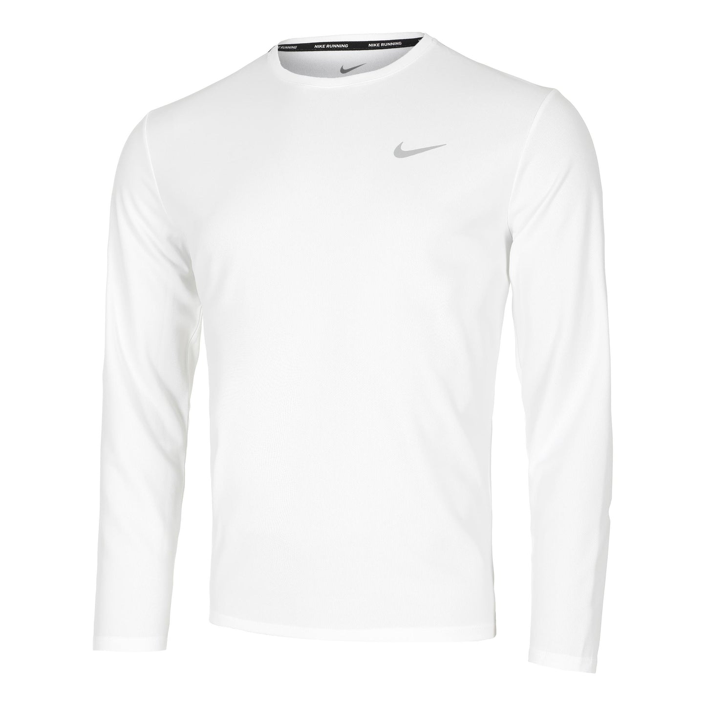 Nike Dri-Fit UV Miler Hardloopshirt Heren - wit,