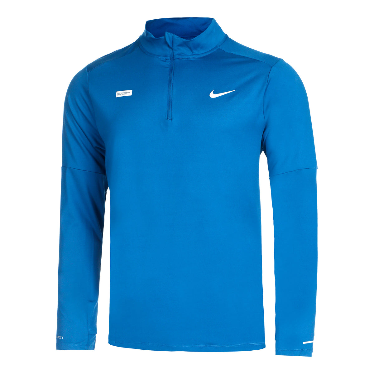 Nike Dri-FIT Element Flash Half-Zip Hardloopshirt Heren - blauw,