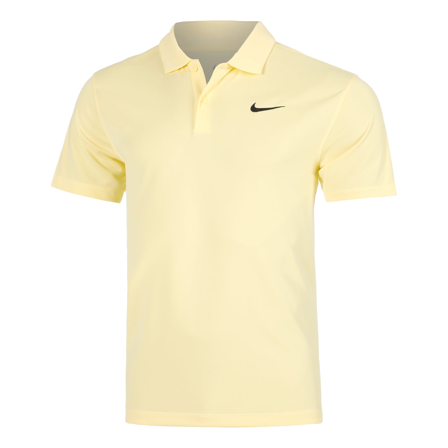 Nike Dri-Fit Victory Court Solid Polo Heren - geel, zwart