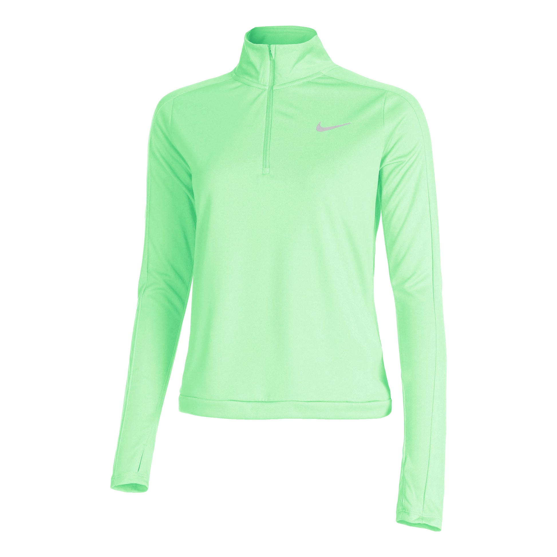 Nike Dri-Fit Pacer 1/4-Zip Longsleeve Dames - mint,
