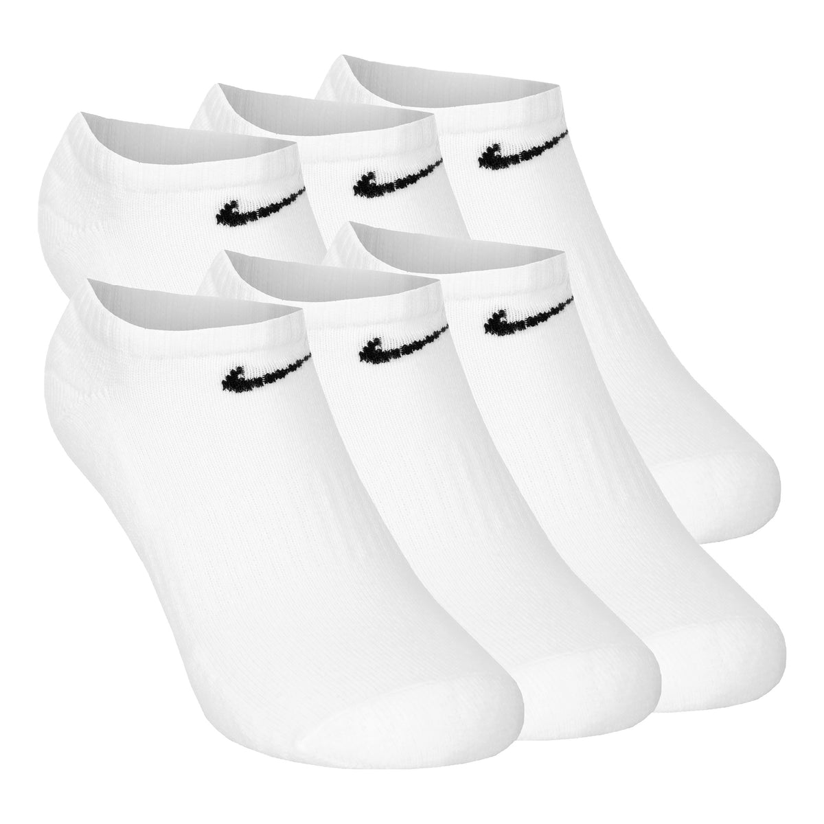 Nike Everyday No-Show Tennissokken Verpakking 6 stuks Unisex - wit, zwart