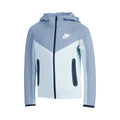 Tech Fleece Full-Zip Sportjas Jongens - lichtblauw, grijs