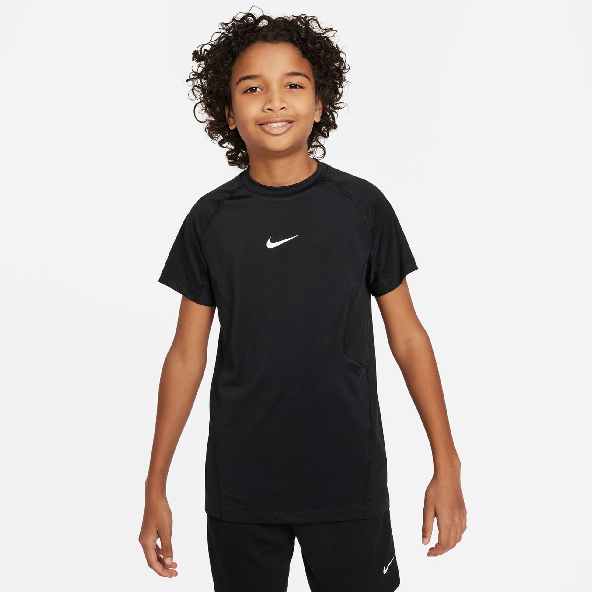 Nike Dri-Fit Pro T-shirt Jongens-Zwart