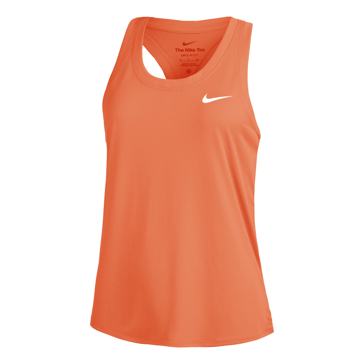 Nike Dri-Fit Regular Racerback Tanktop Dames - oranje,