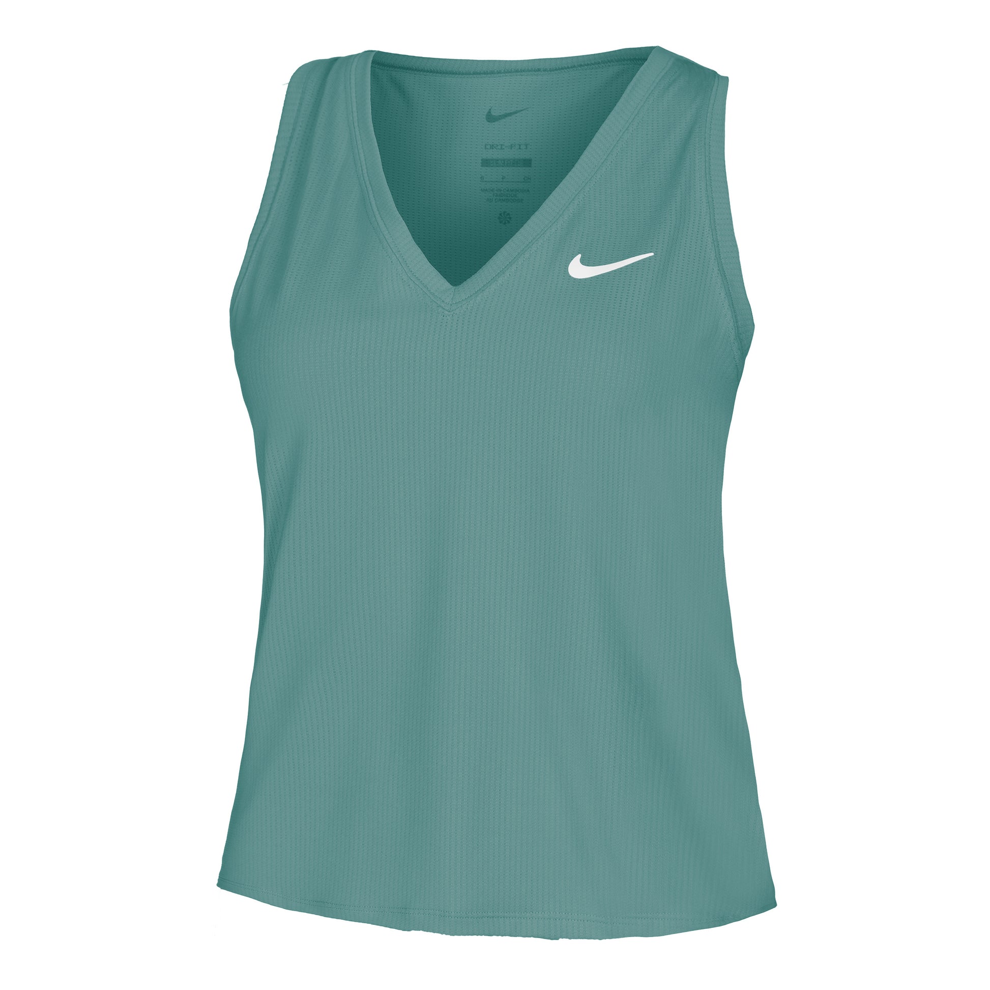 Nike Dri-Fit Victory Court Tanktop Dames - donkergroen,