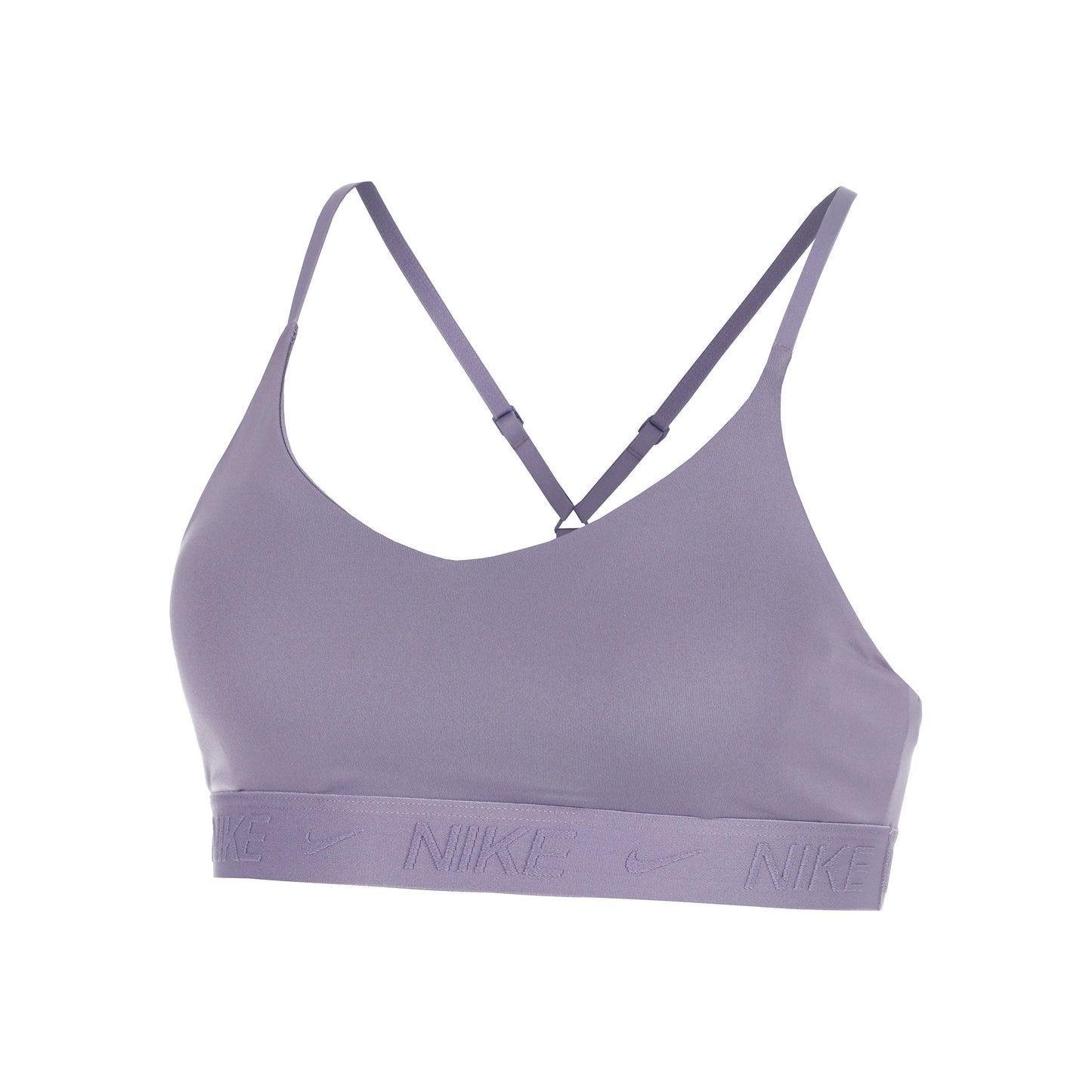 Nike Dri-Fit INDY LGT Support Sport-bh Dames-mauve