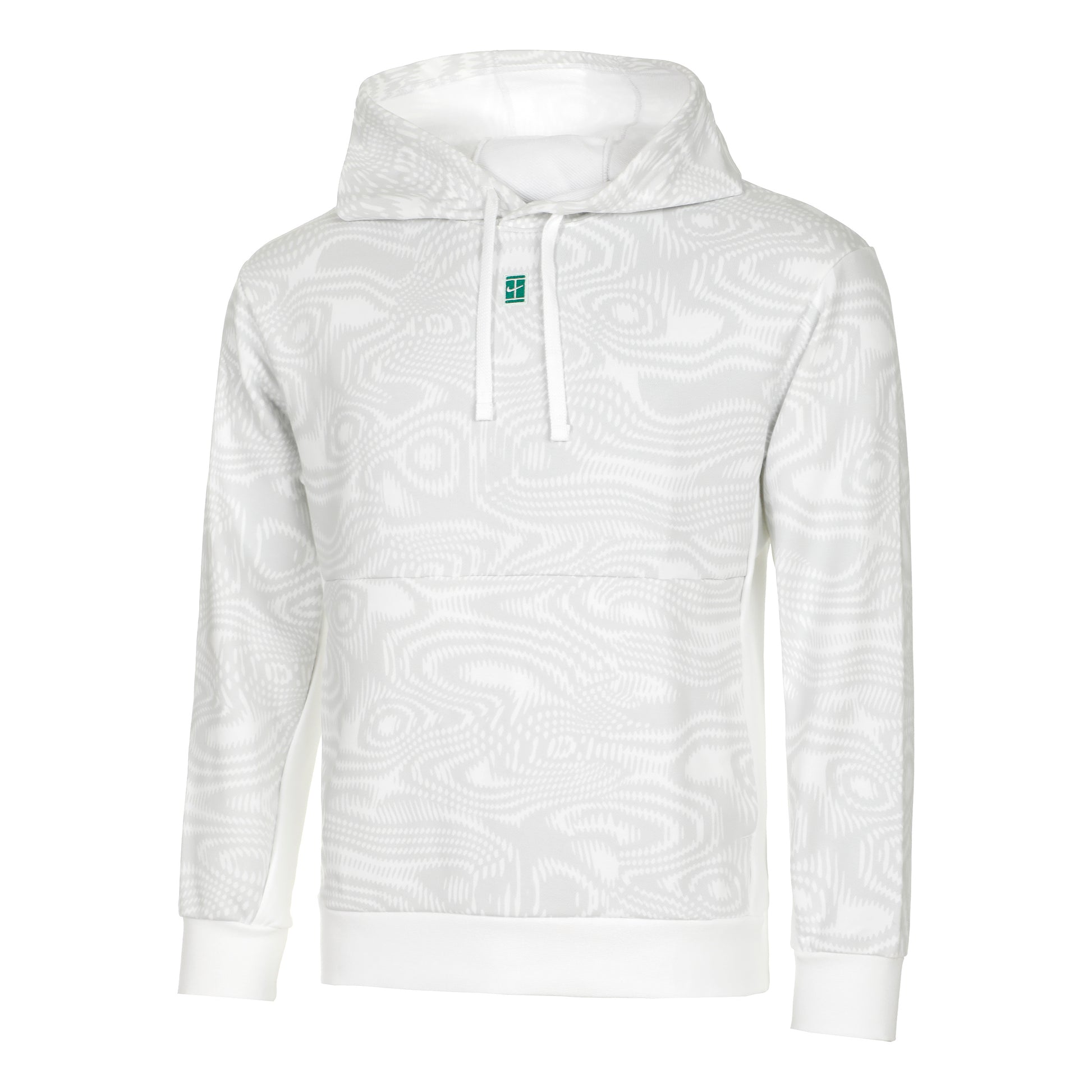 Nike Dri-Fit Heritage Fleece Sweater met capuchon Heren - wit,