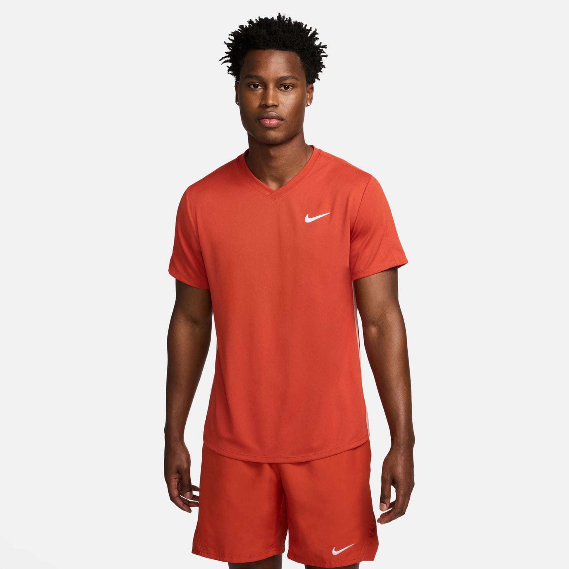 Nike Dri-Fit Victory Court T-shirt Heren - roest, pink