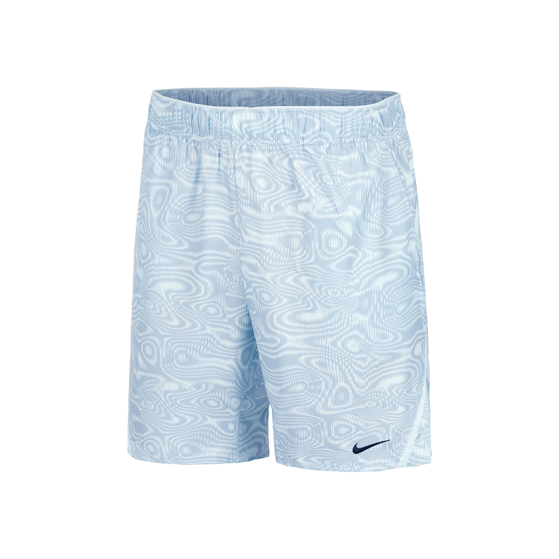 Nike Court Victory Dri-Fit 9in AOP Shorts Heren - lichtblauw,