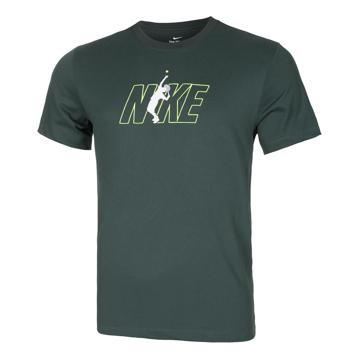 Nike Dri-Fit Court Club OC 2 T-shirt Heren - donkergroen,