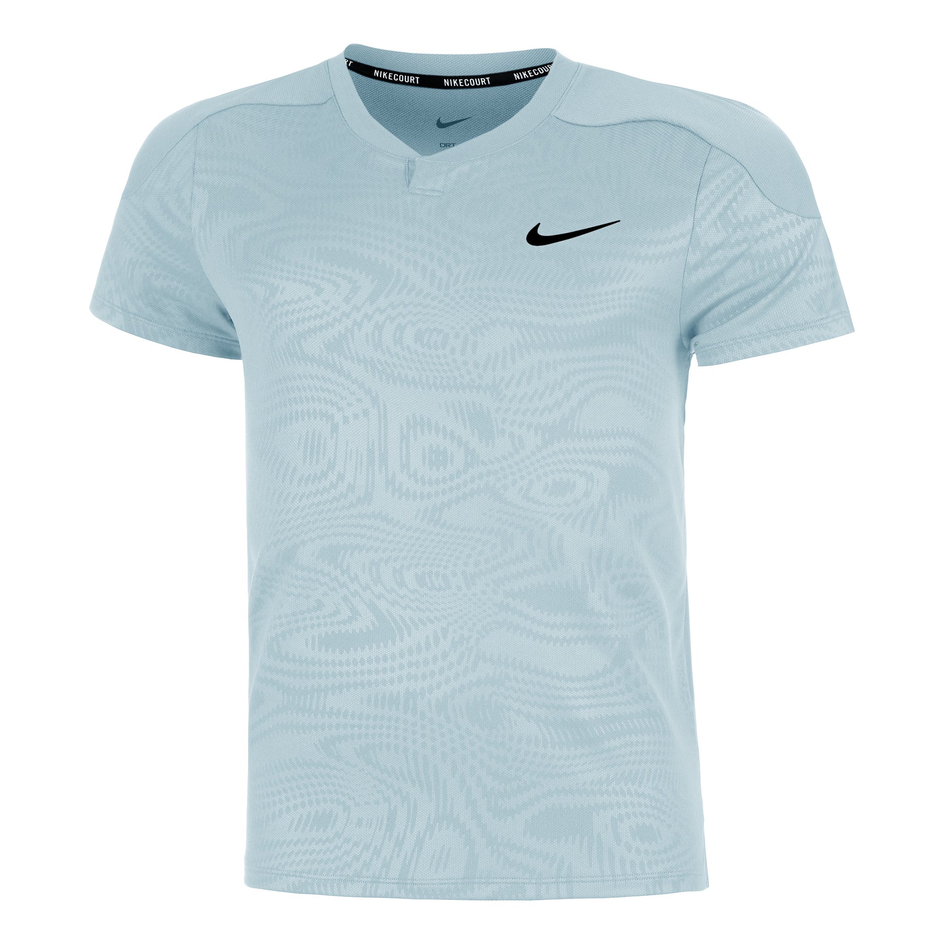 Nike Dri-Fit Court Slam T-shirt Heren - lichtblauw,