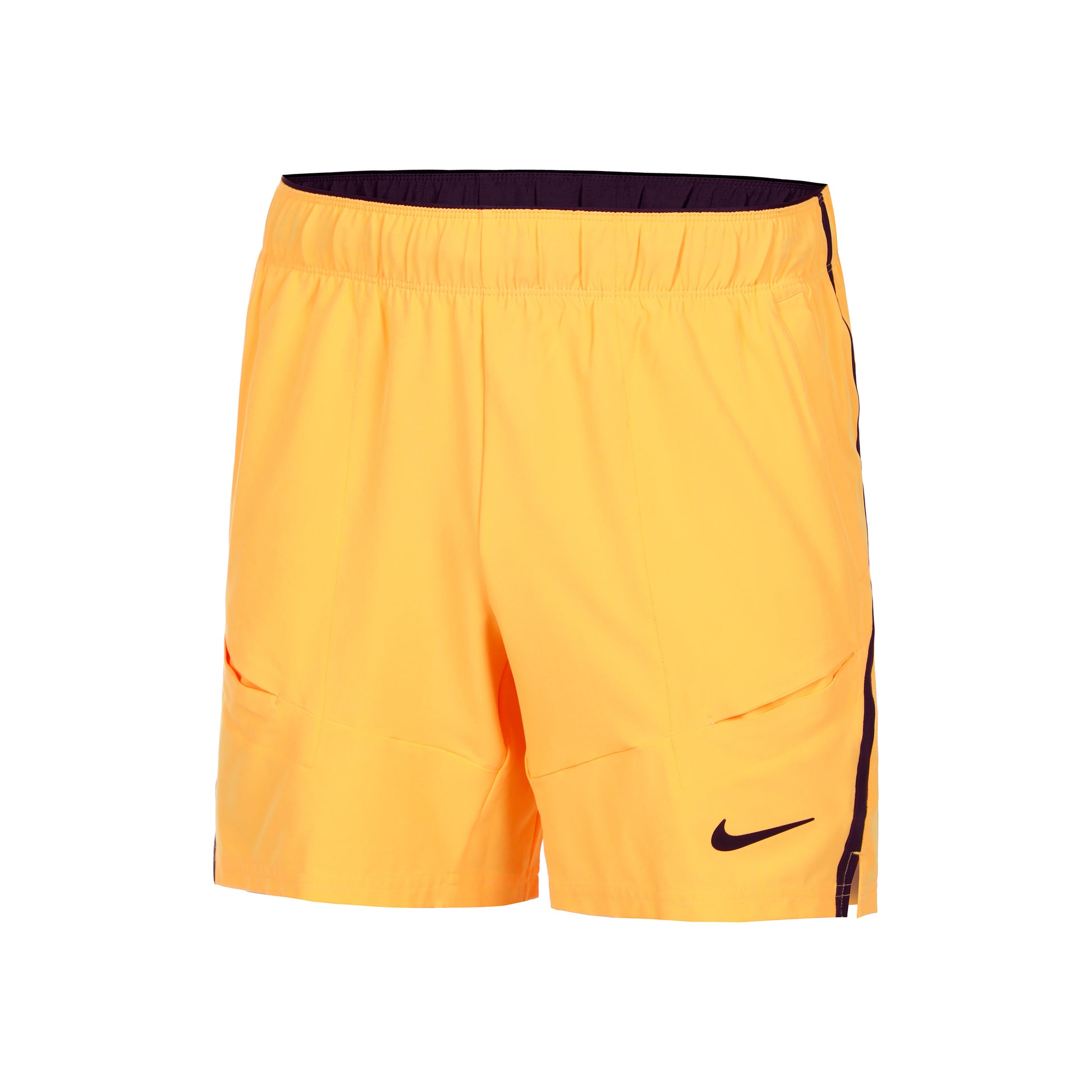 Nike Court Dri-Fit Advantage  7in Shorts Heren - oranje, zwart
