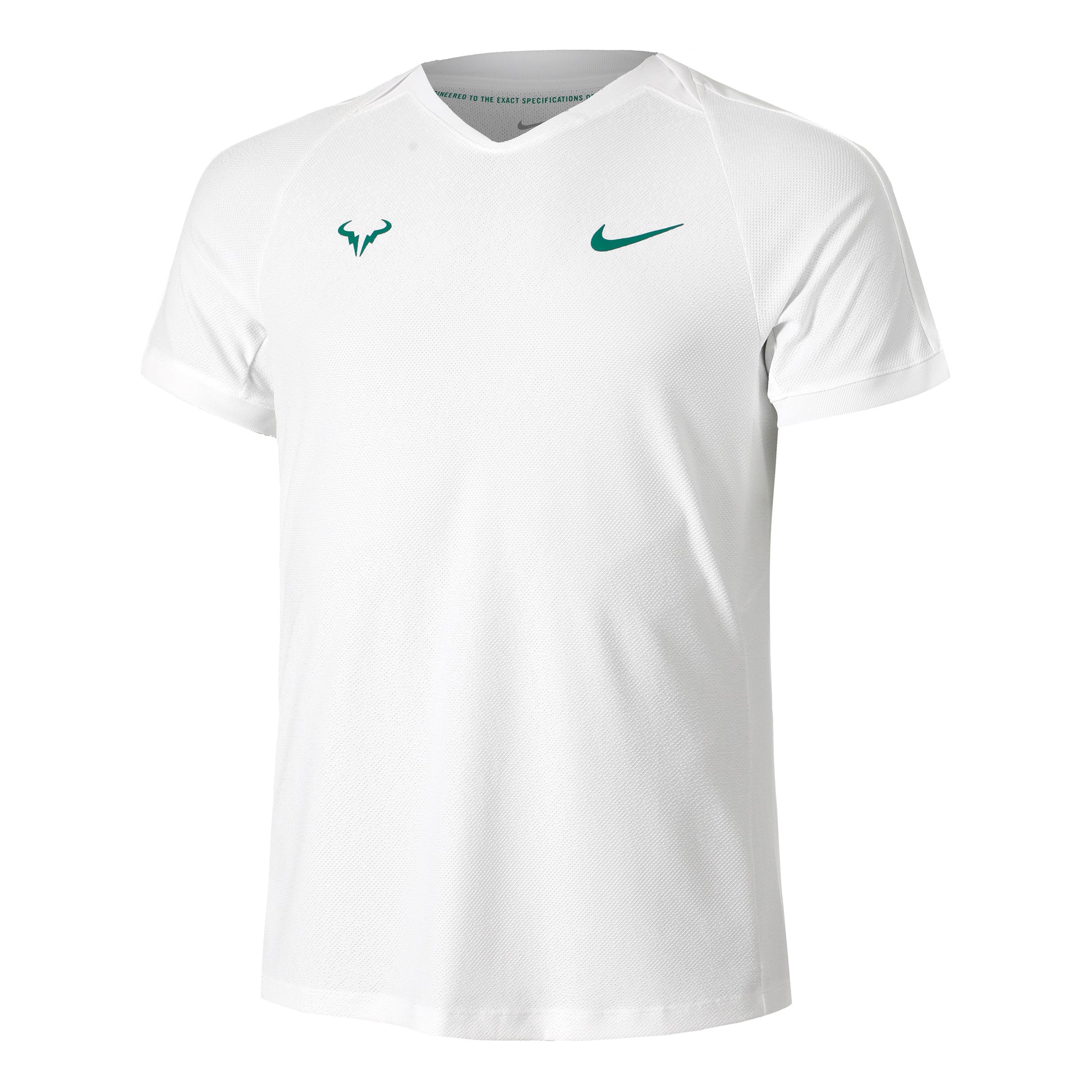 Nike Rafa Court Dri-Fit Advantage T-shirt Heren - wit,