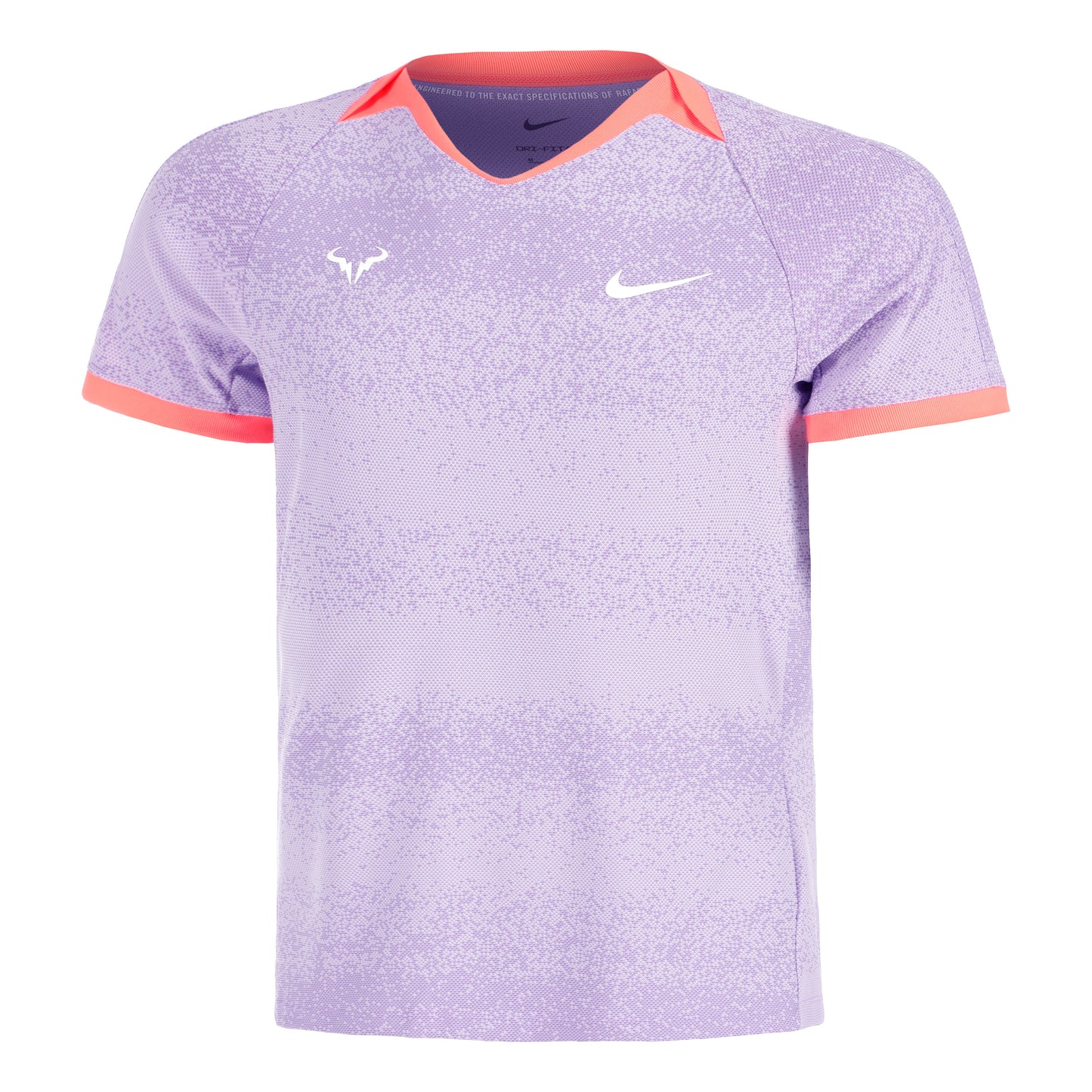 Nike Rafa Court Dri-Fit Advantage T-shirt Heren - paars, oranje
