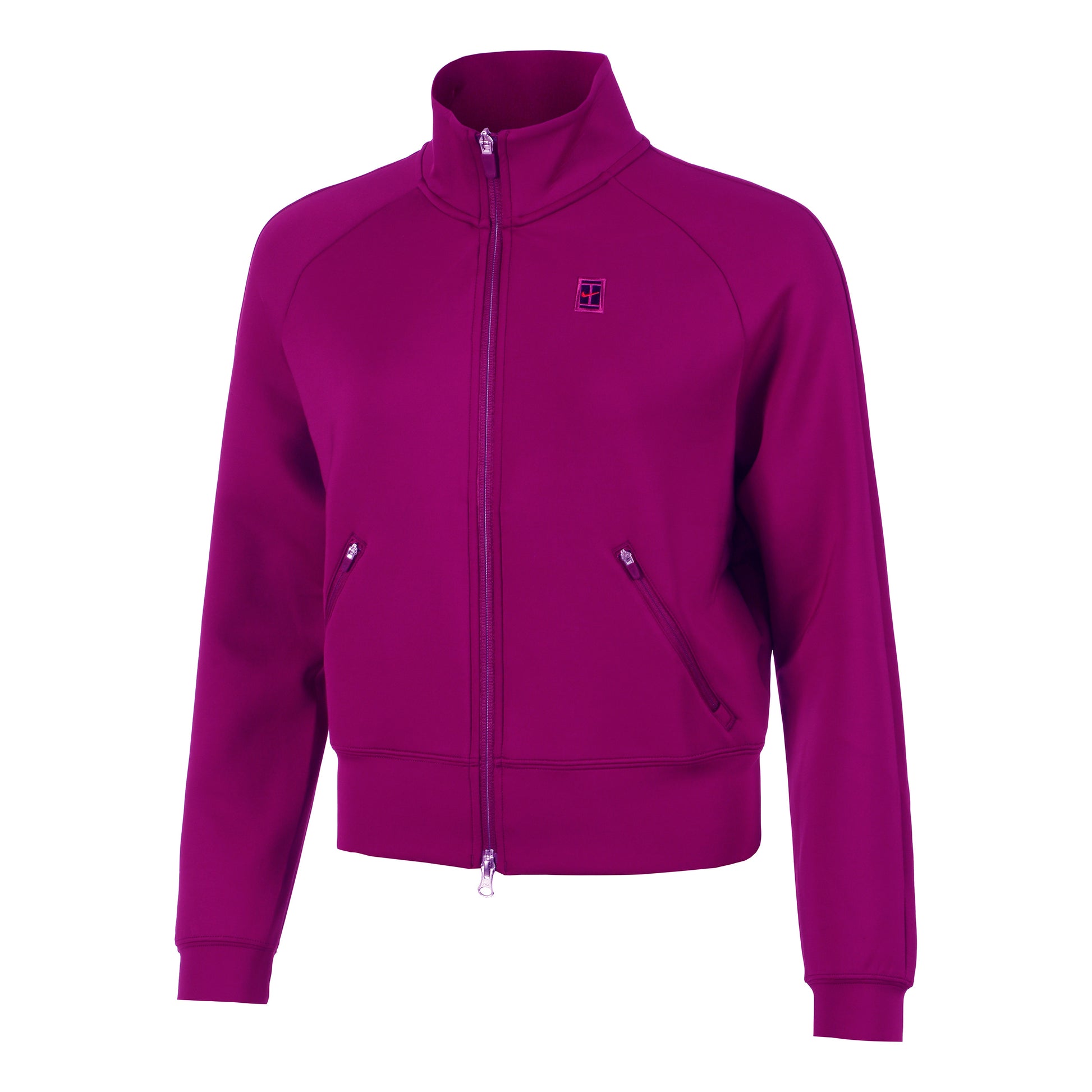 Nike Court Dri-Fit Heritage Trainingsjack Dames - berry,