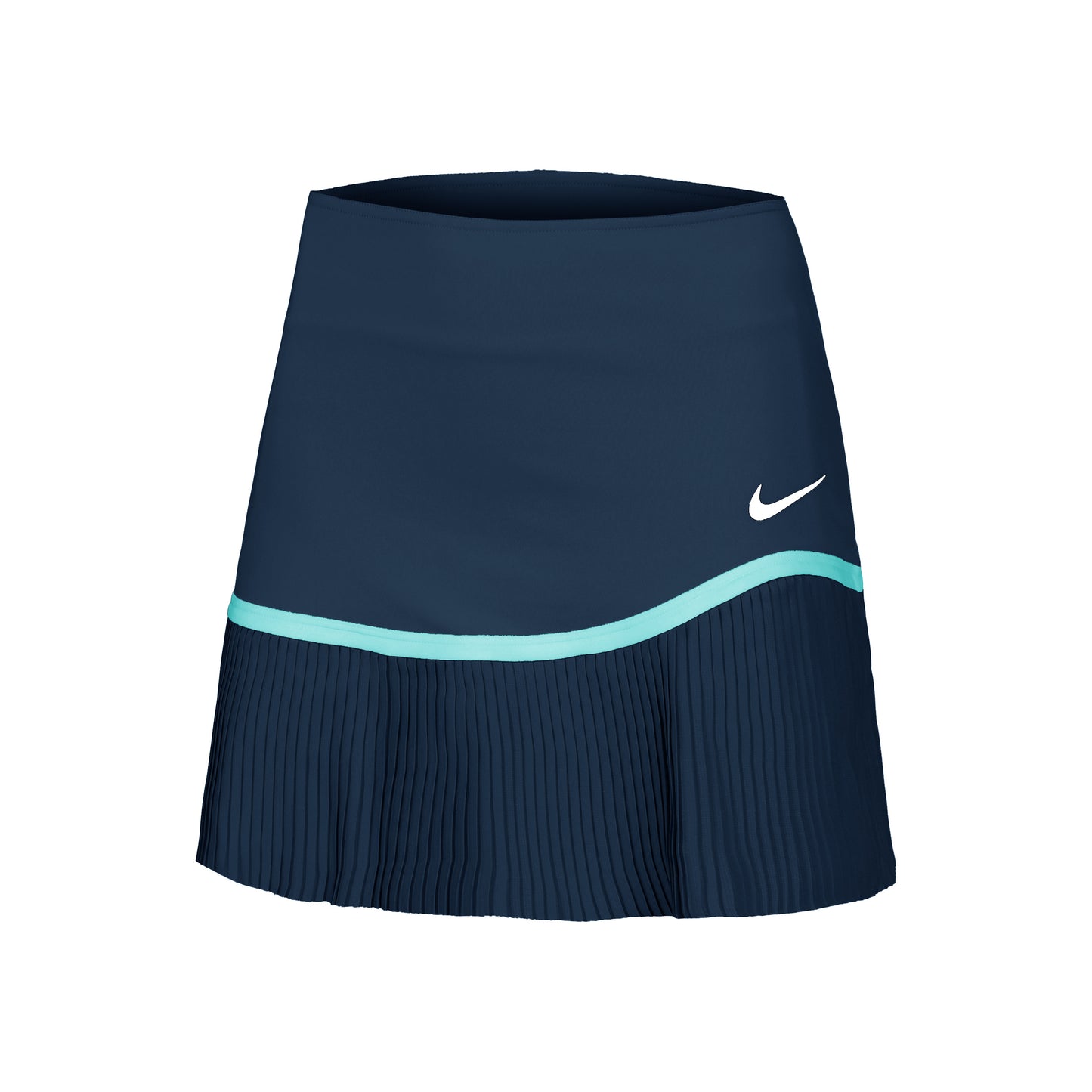 Nike Dri-Fit Advantage Pleated Rok Dames - donkerblauw, turkoois